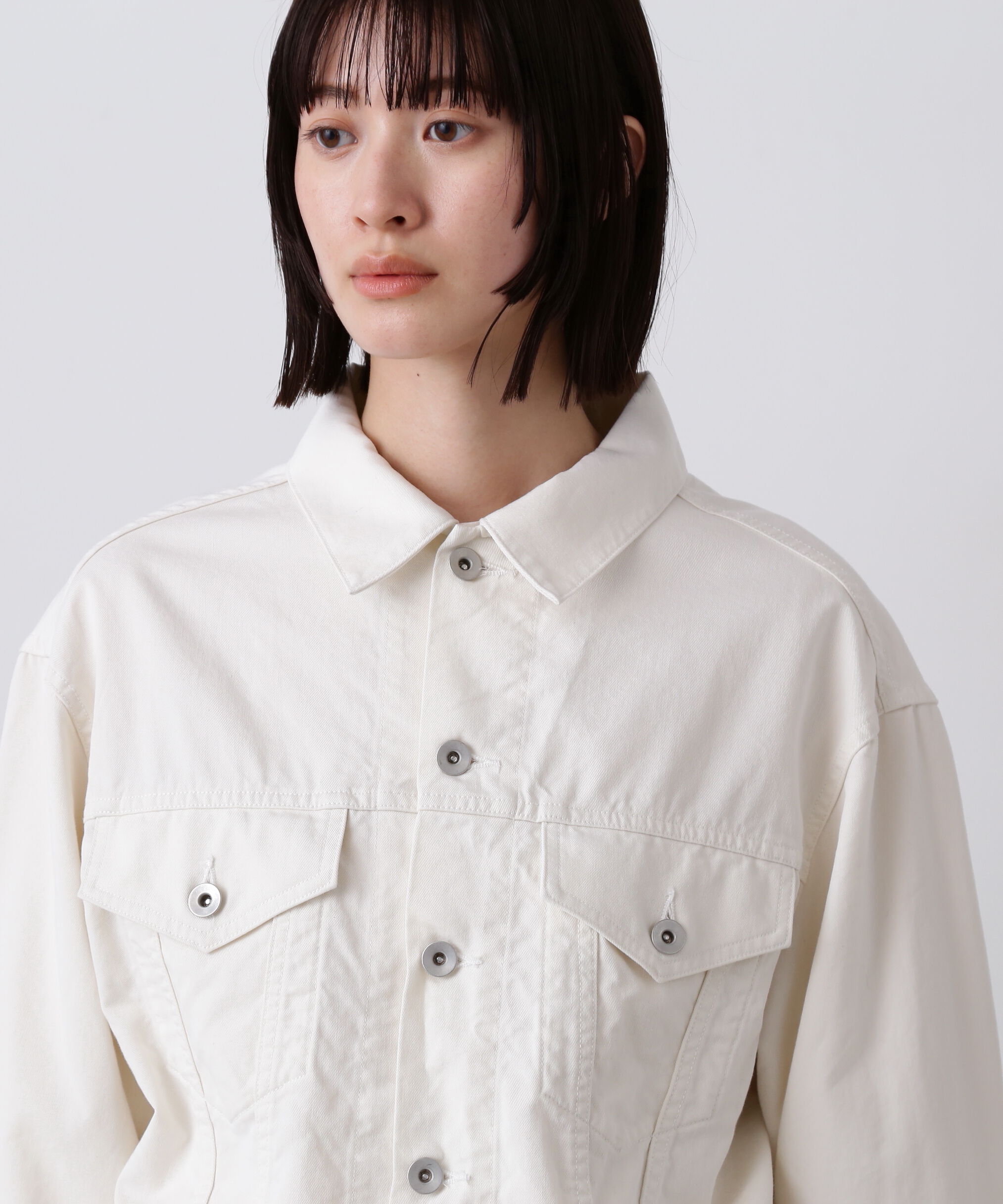 YLEVE 「Ｙ / ORGANIC COTTON TENCEL CHINO JACKET」|ブルゾン・スタジャン|