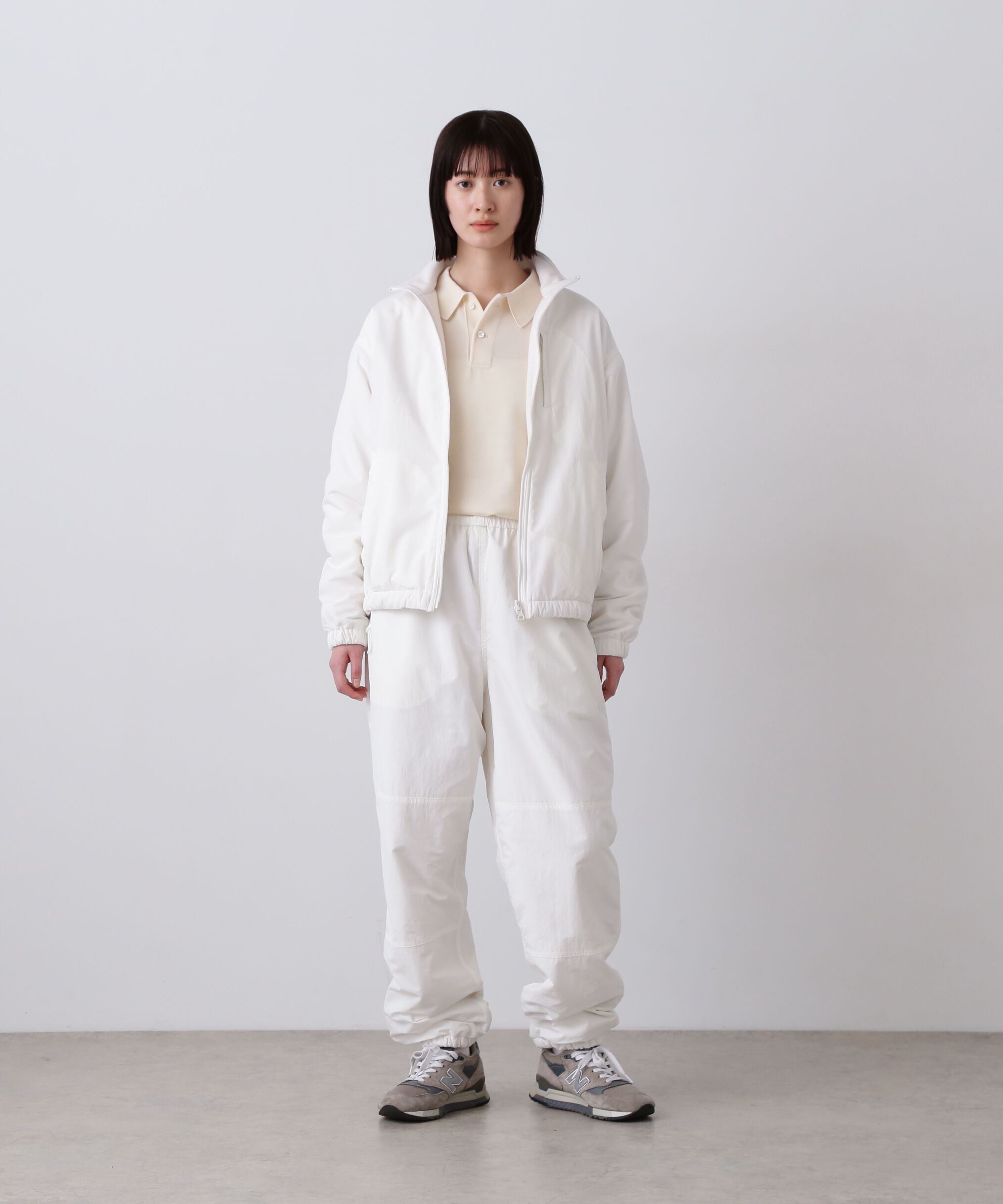 YLEVE 「Ｙ / RECYCLE NYLON MIX TAFFETA / RECYCLE POLYESTER FLEECE TROUSERS」|その他|ホワイト