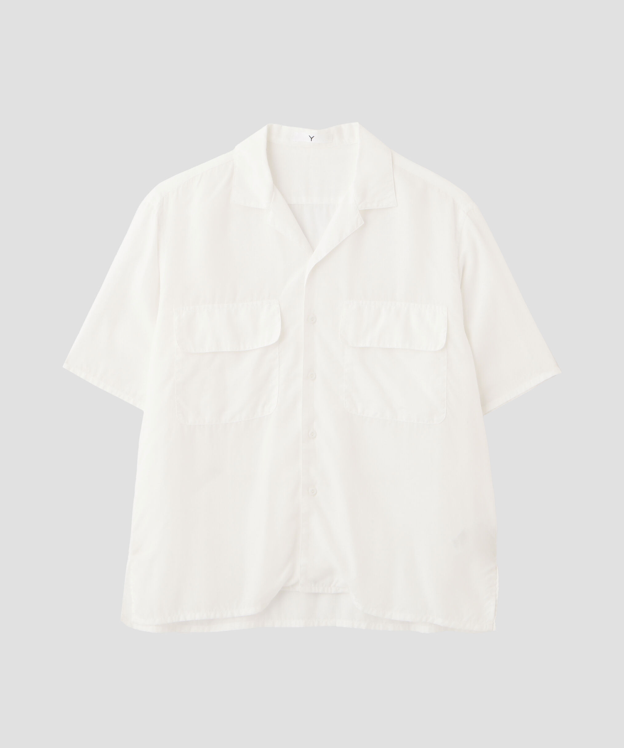 YLEVE 「Ｙ / TENCEL POPLIN OPEN COLLAR SHIRT」|シャツ・ブラウス|
