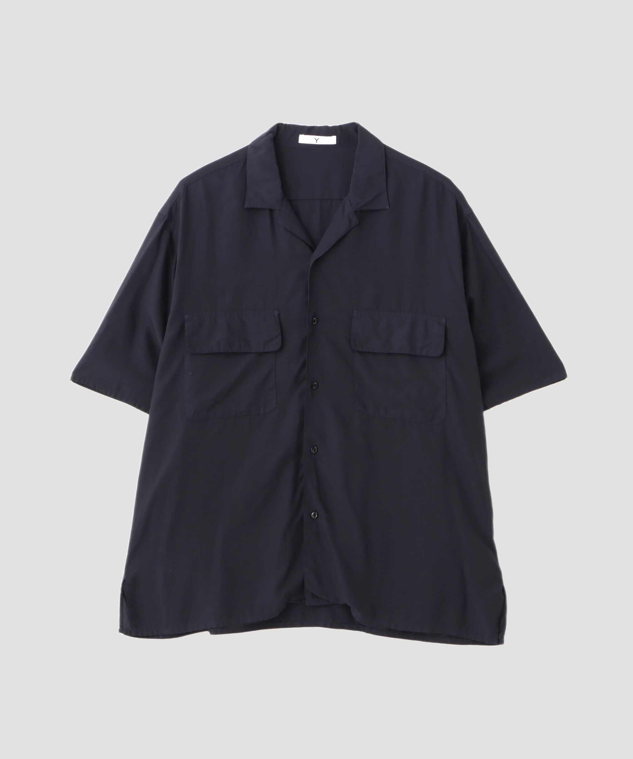 YLEVE 「Ｙ / TENCEL POPLIN OPEN COLLAR SHIRT」|シャツ・ブラウス|