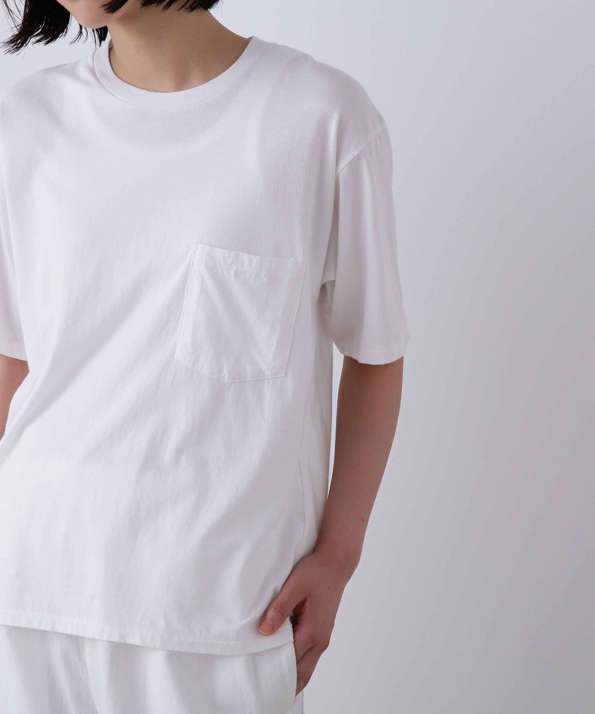 YLEVE 「Ｙ / SOFT ORGANIC COTTON JERSEY SHORT SLEEVE T-SHIRT」|Tシャツ・カットソー|