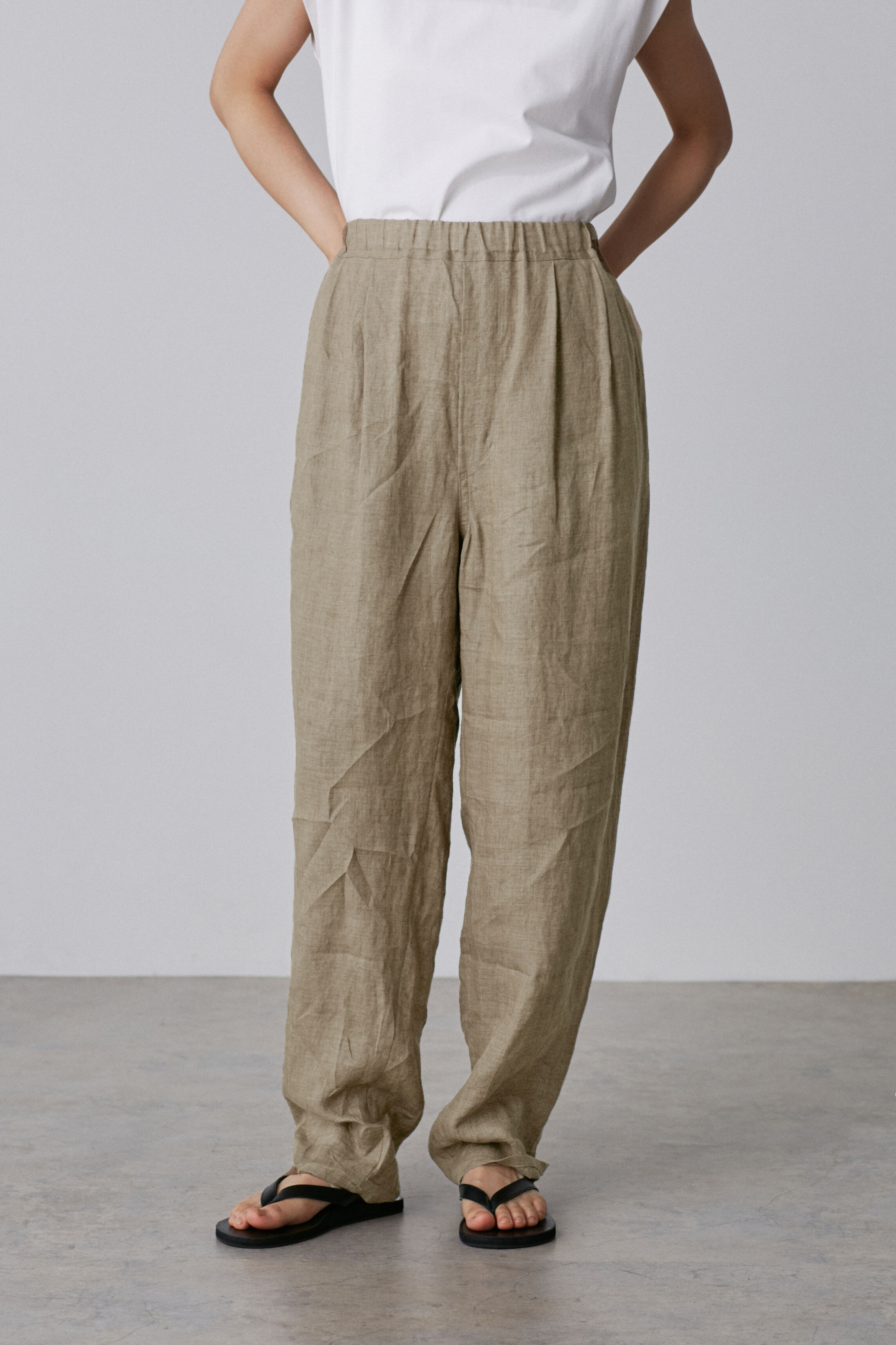 YLEVE 「YLEVE / LINEN POPLIN TROUSERS」|その他|