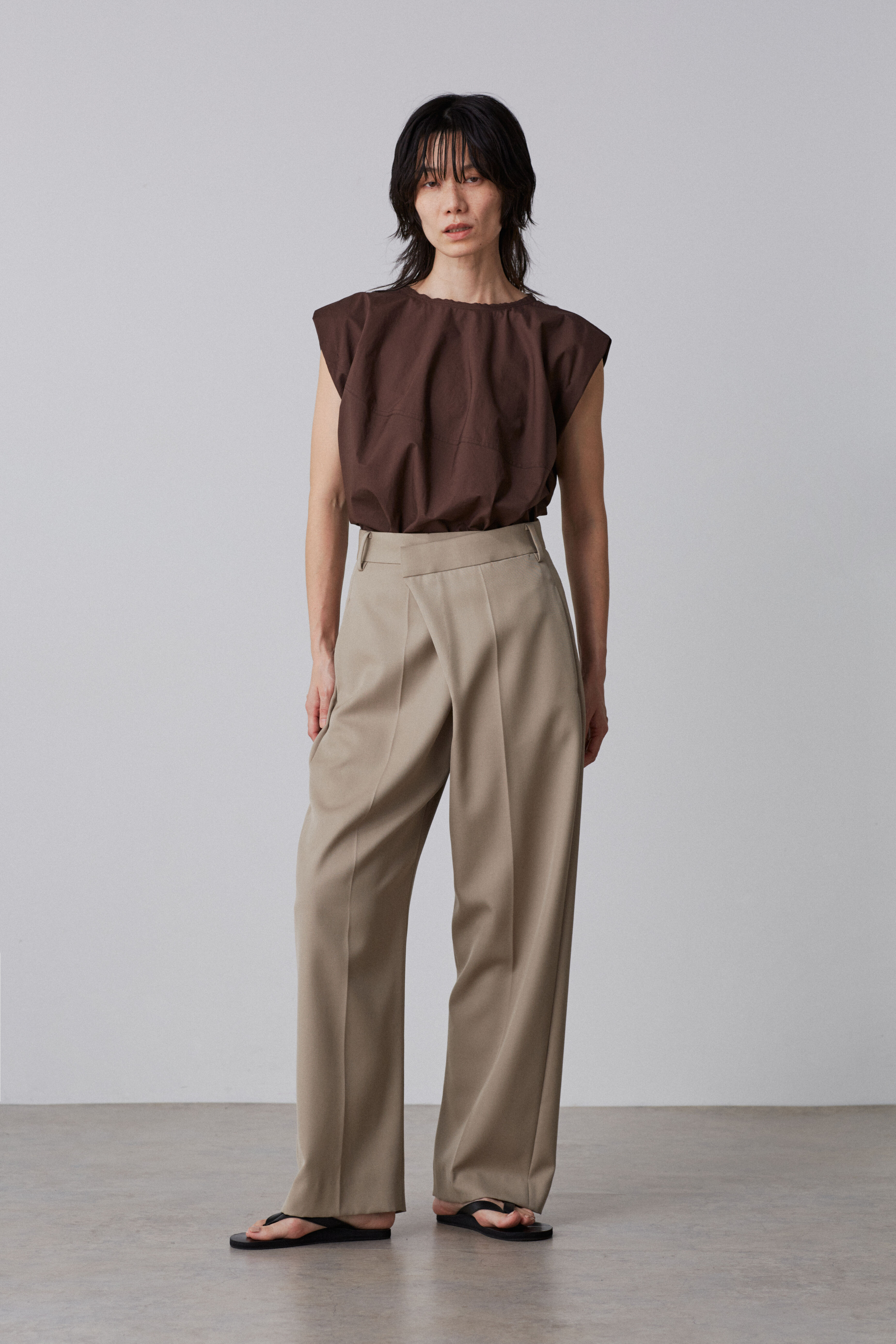 YLEVE 「YLEVE / SUVIN COTTON TYPEWRITER PULL OVER BLOUSE」|シャツ・ブラウス|