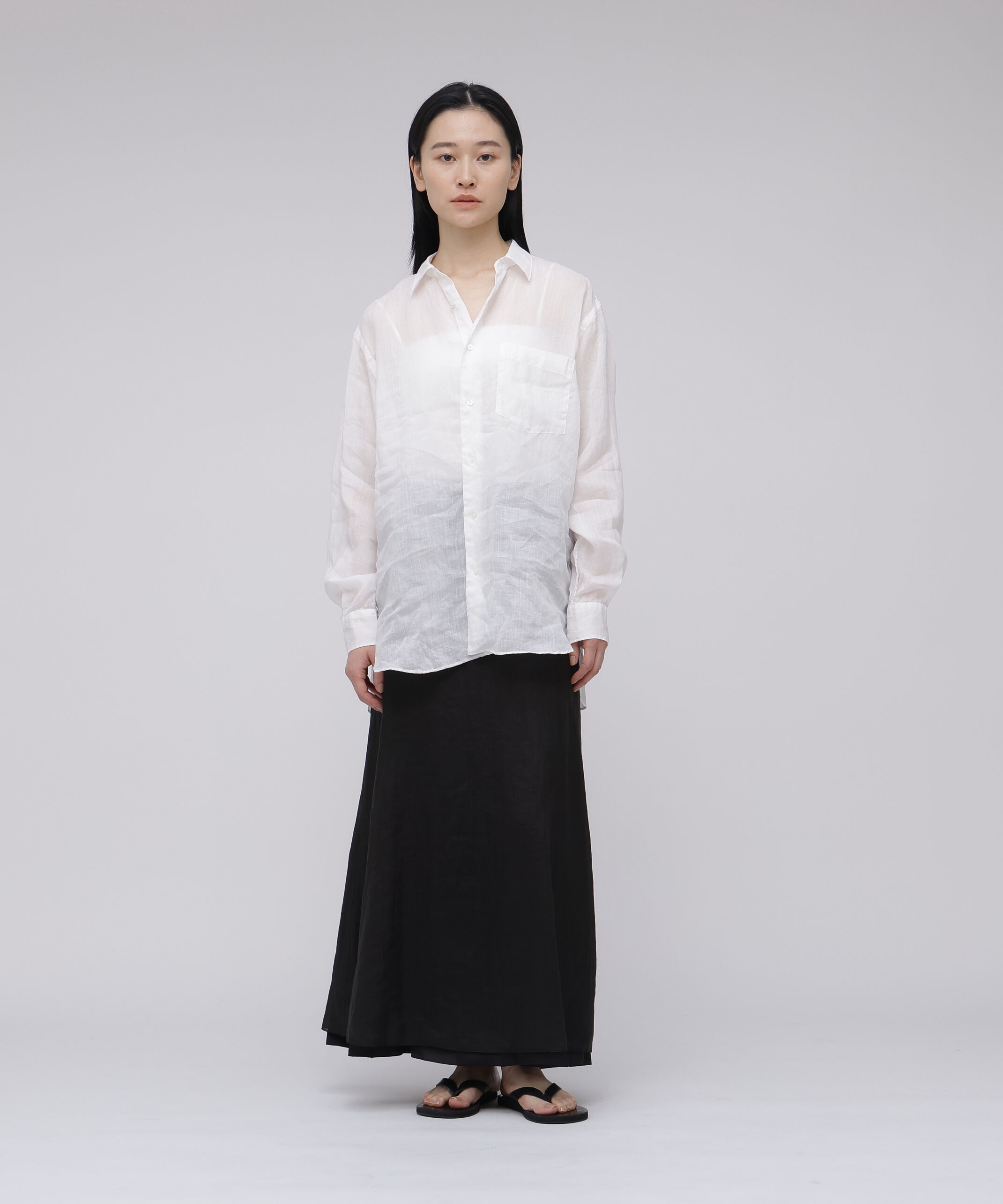 YLEVE 「YLEVE / ROYAL RAMIE BROAD SHIRT」|シャツ・ブラウス|