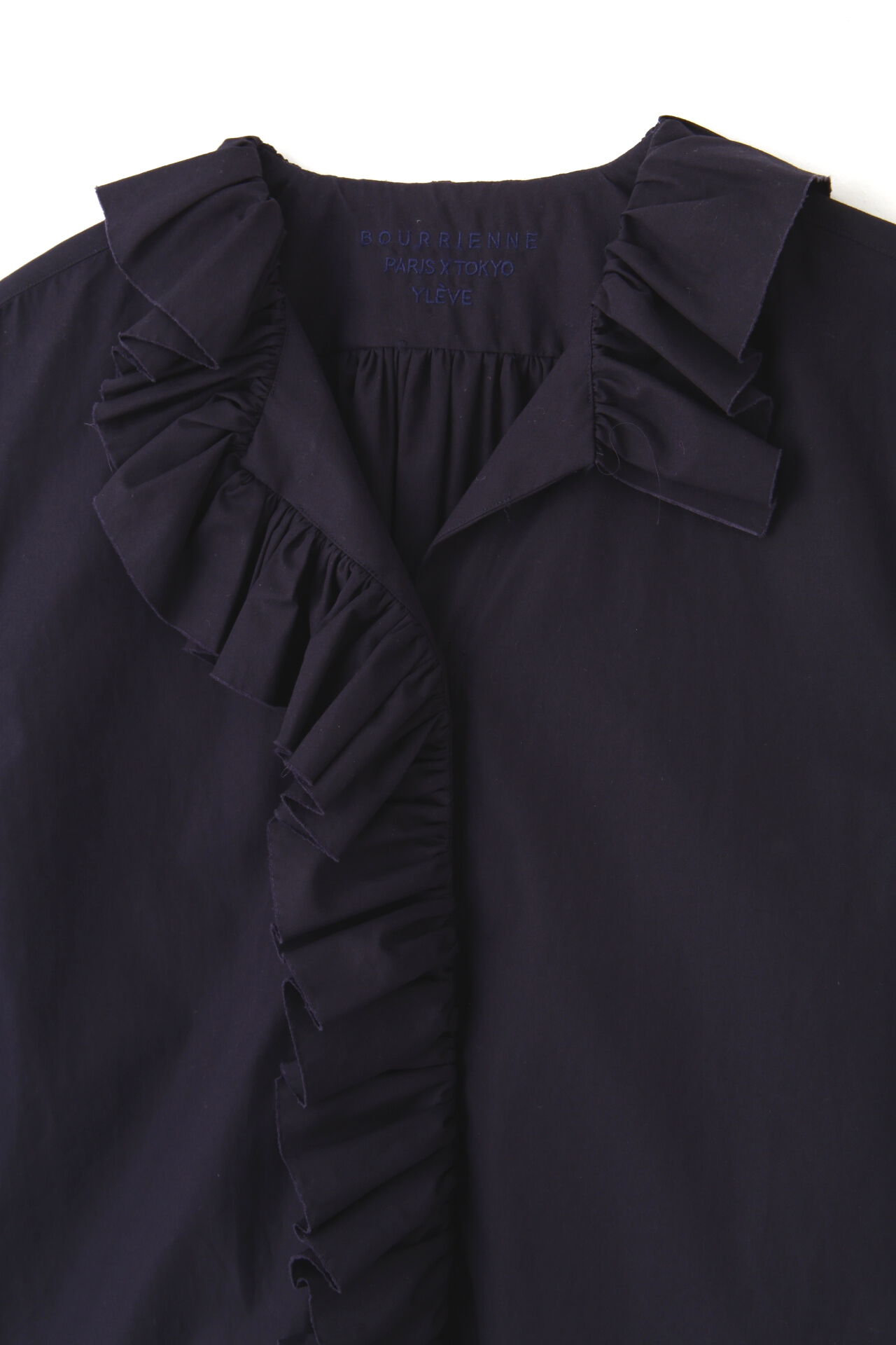 YLEVE 「YLEVE / BOURRIENNE  COTTON TYPEWRITER RUFFLE BLOUSE」|シャツ・ブラウス|