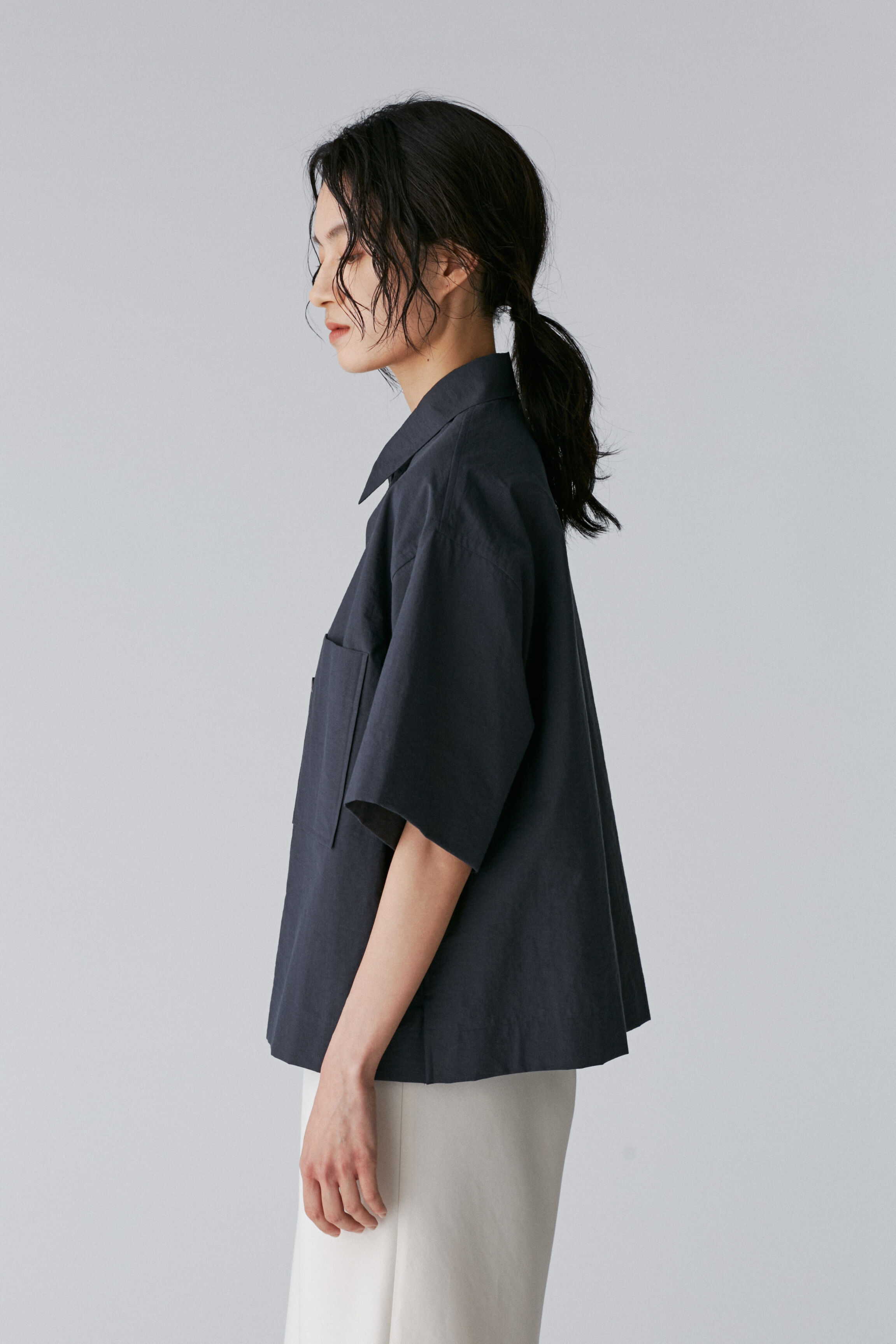 YLEVE 「[限定] YLEVE / COTTON NYLON WASHER SHIRT」|シャツ・ブラウス|