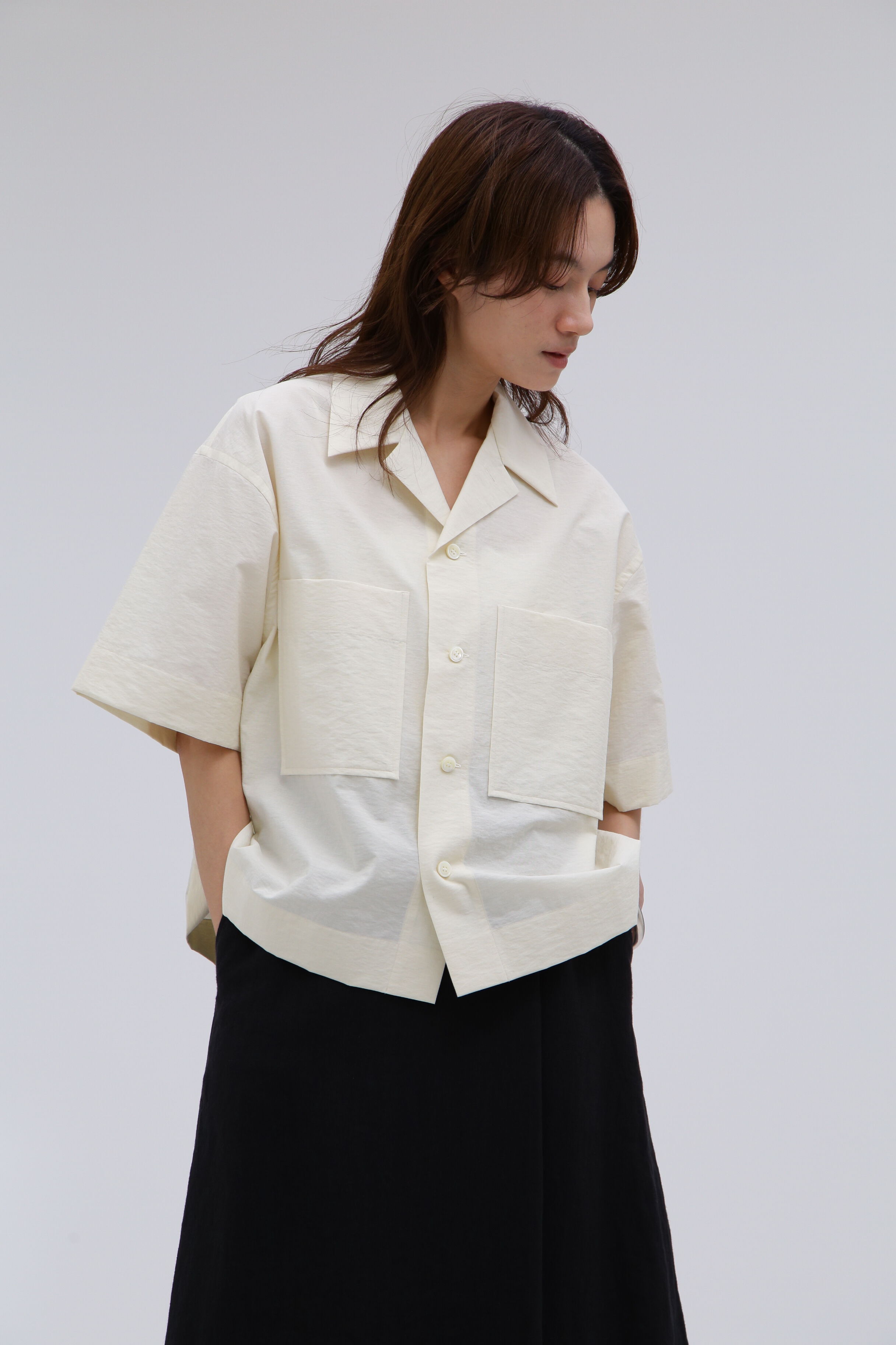 YLEVE 「[限定] YLEVE / COTTON NYLON WASHER SHIRT」|シャツ・ブラウス|