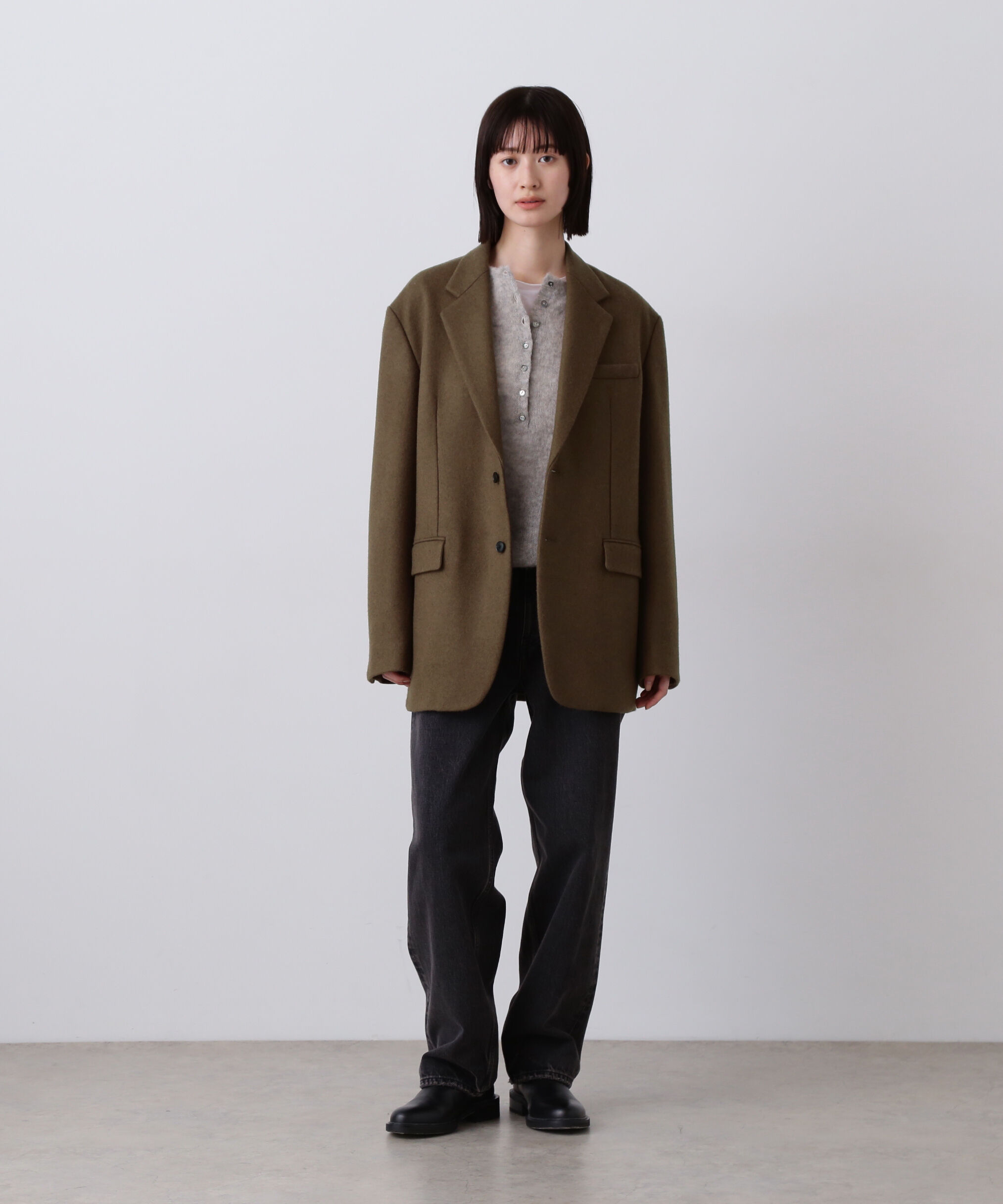 YLEVE 「YLEVE / NON MULESING WOOL OVERDYE MELTON JACKET」|その他|