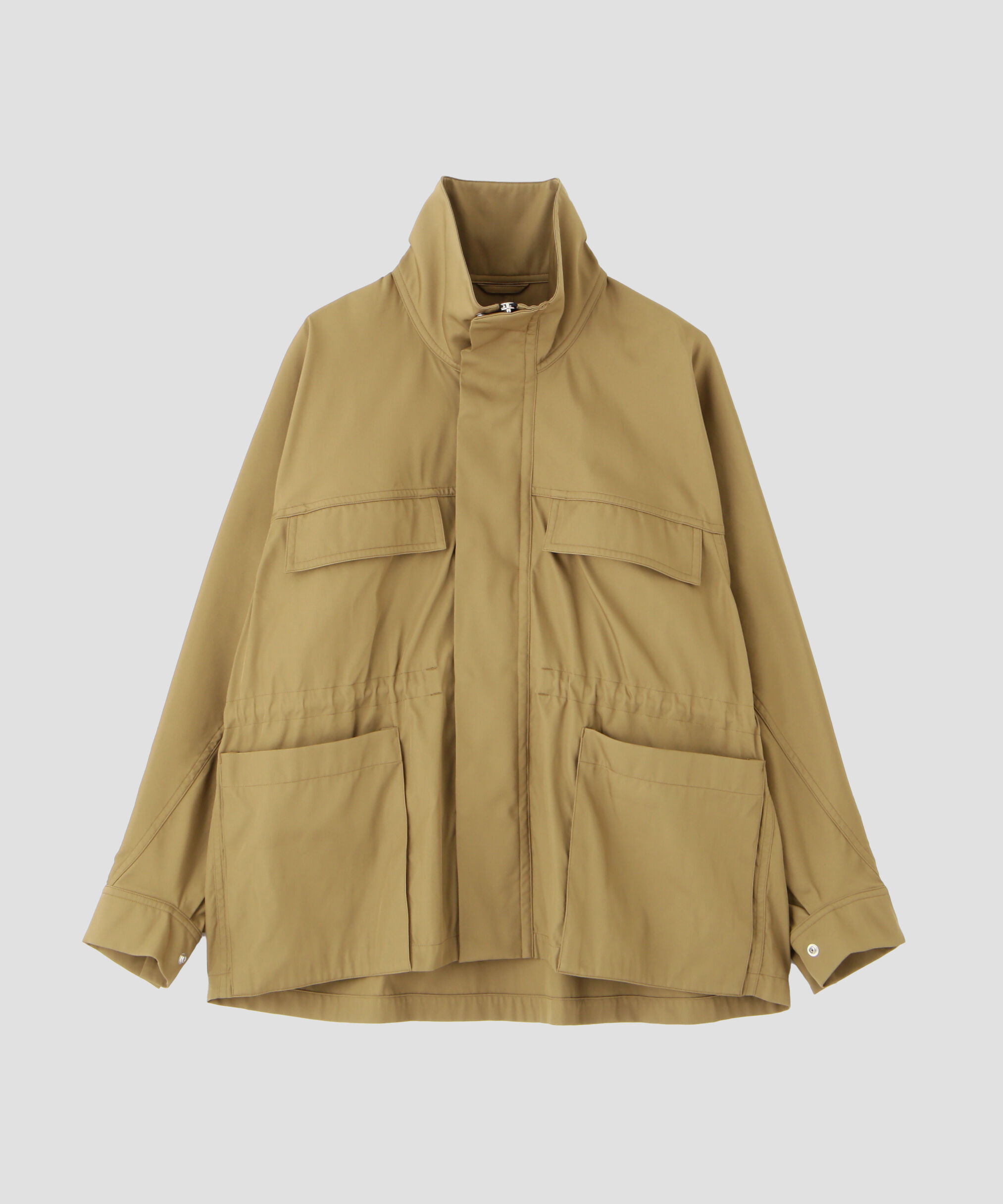 YLEVE 「YLEVE / HIGH COUNT DOUBLE TWILL POLYESTER BLOUSON」|ブルゾン・スタジャン|