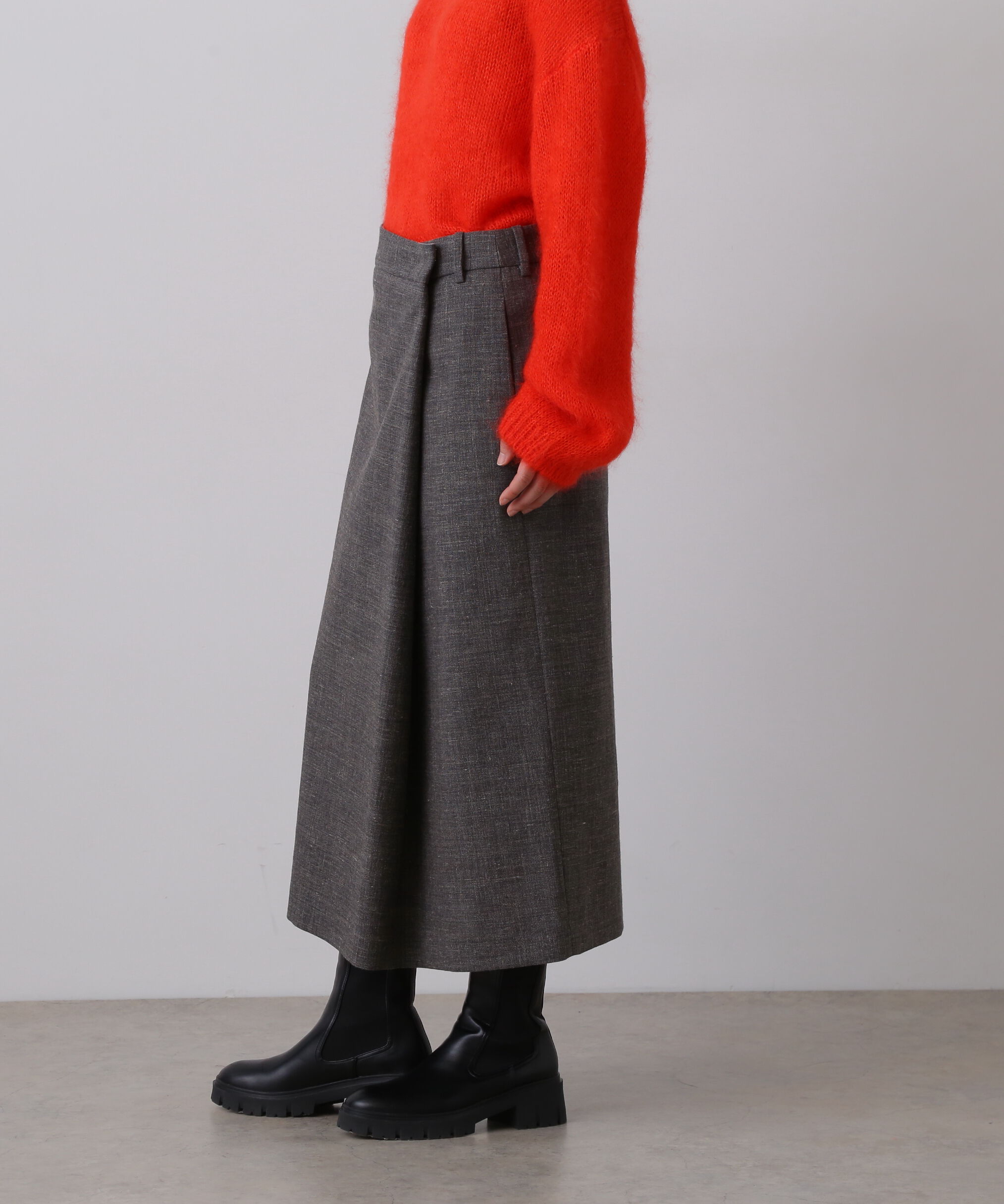 YLEVE 「YLEVE / WOOL LINEN WRAP SKIRT」|スカート|