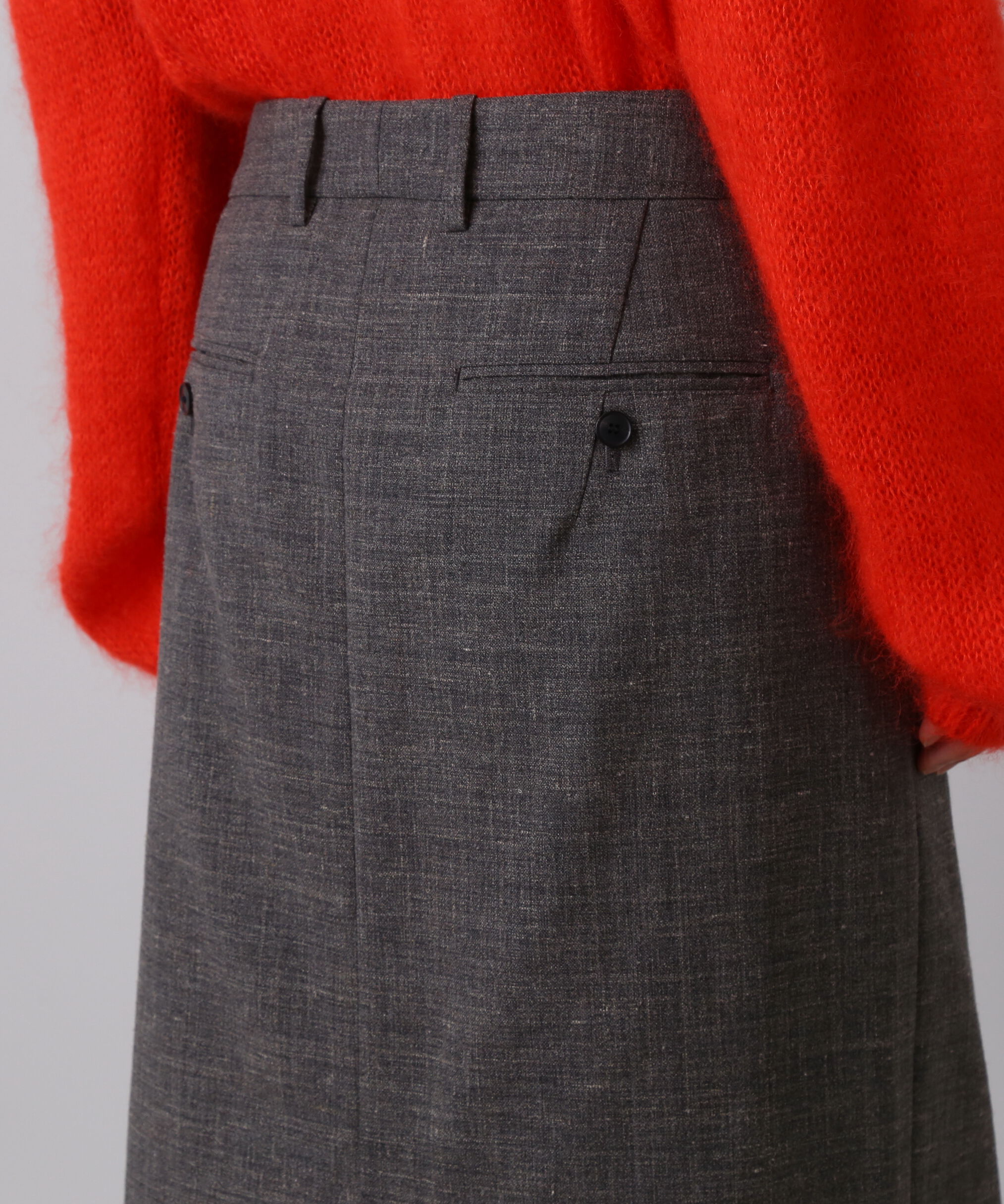 YLEVE 「YLEVE / WOOL LINEN WRAP SKIRT」|スカート|