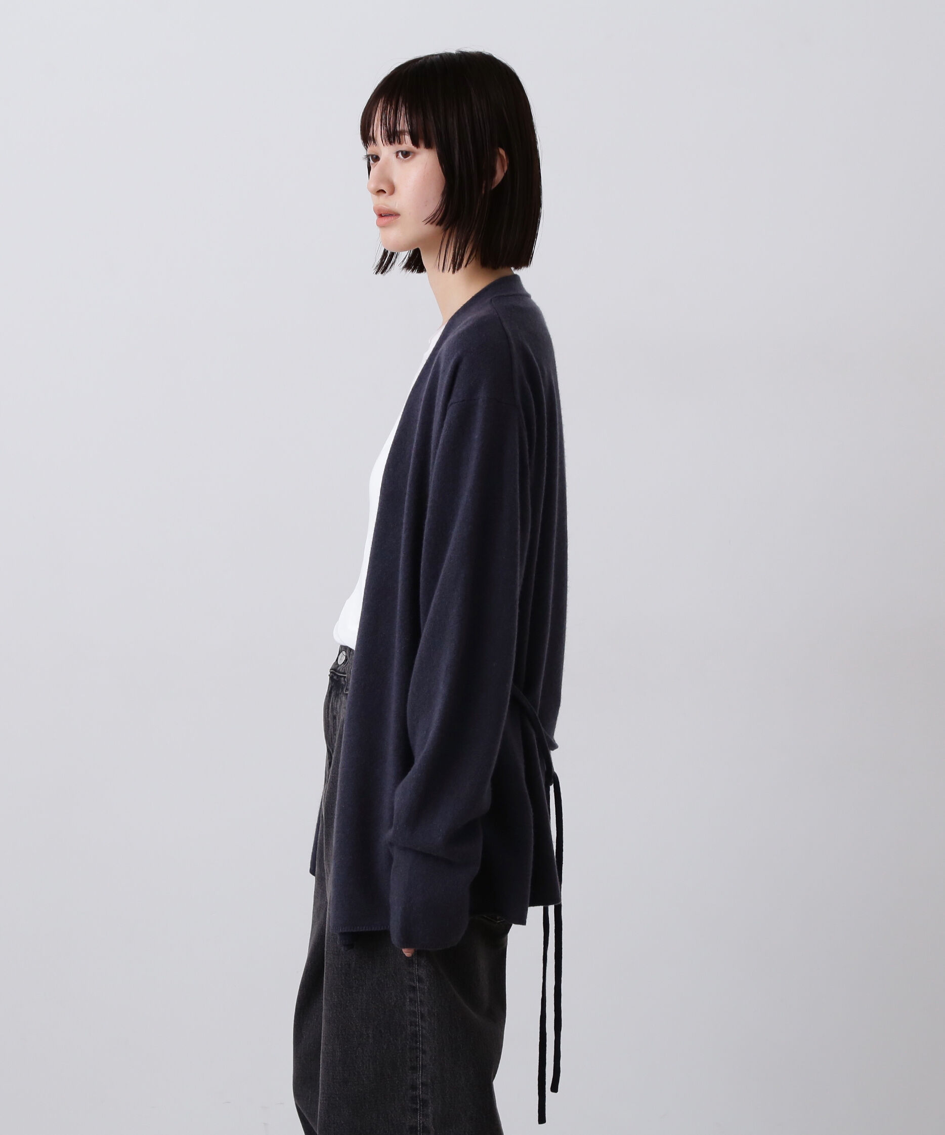 YLEVE 「YLEVE / CASHMERE KNIT WRAP CARDIGAN」|ニット・セーター|