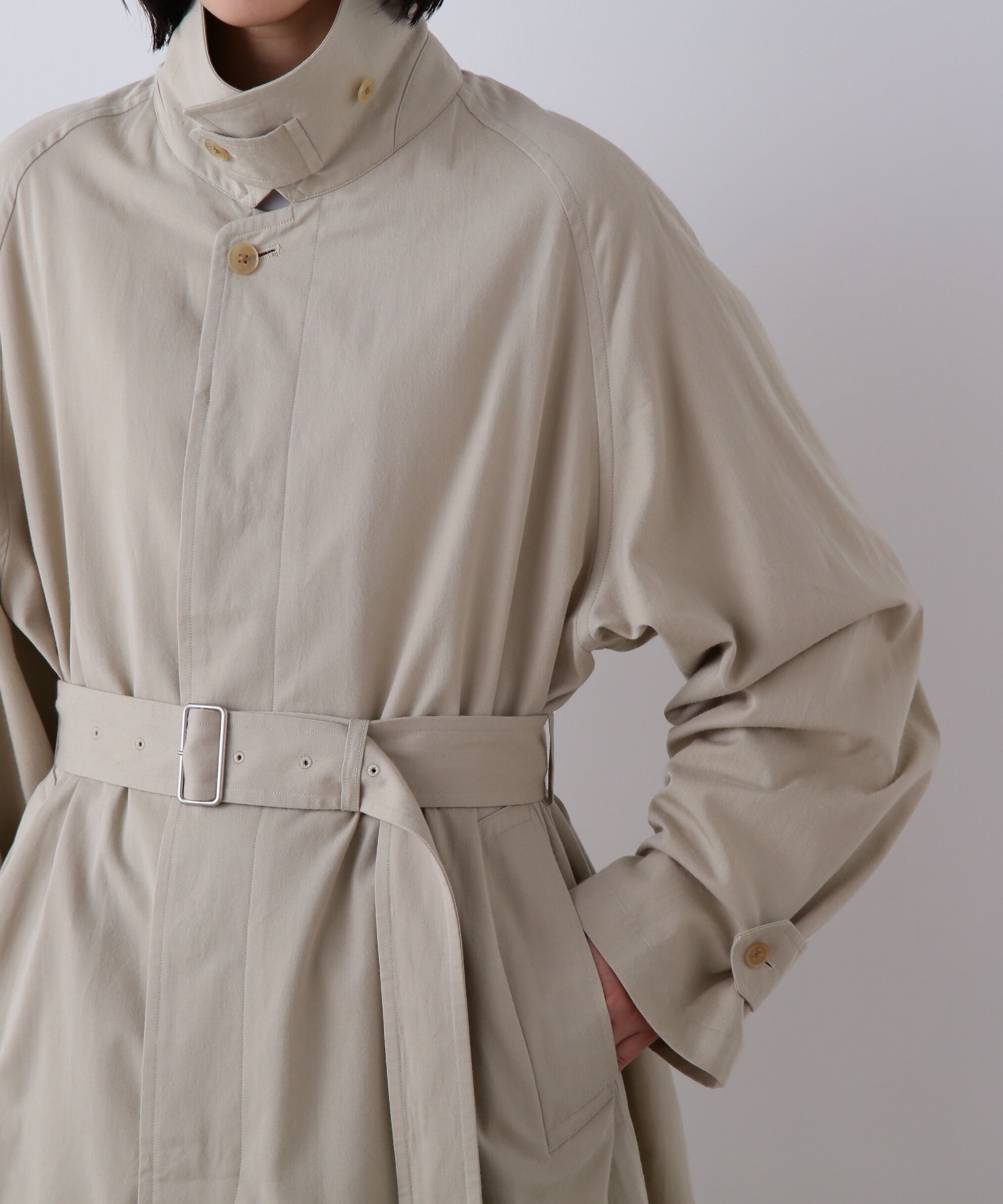 YLEVE 「YLEVE / COTTON BREND CHAMBRAY COAT」|その他|