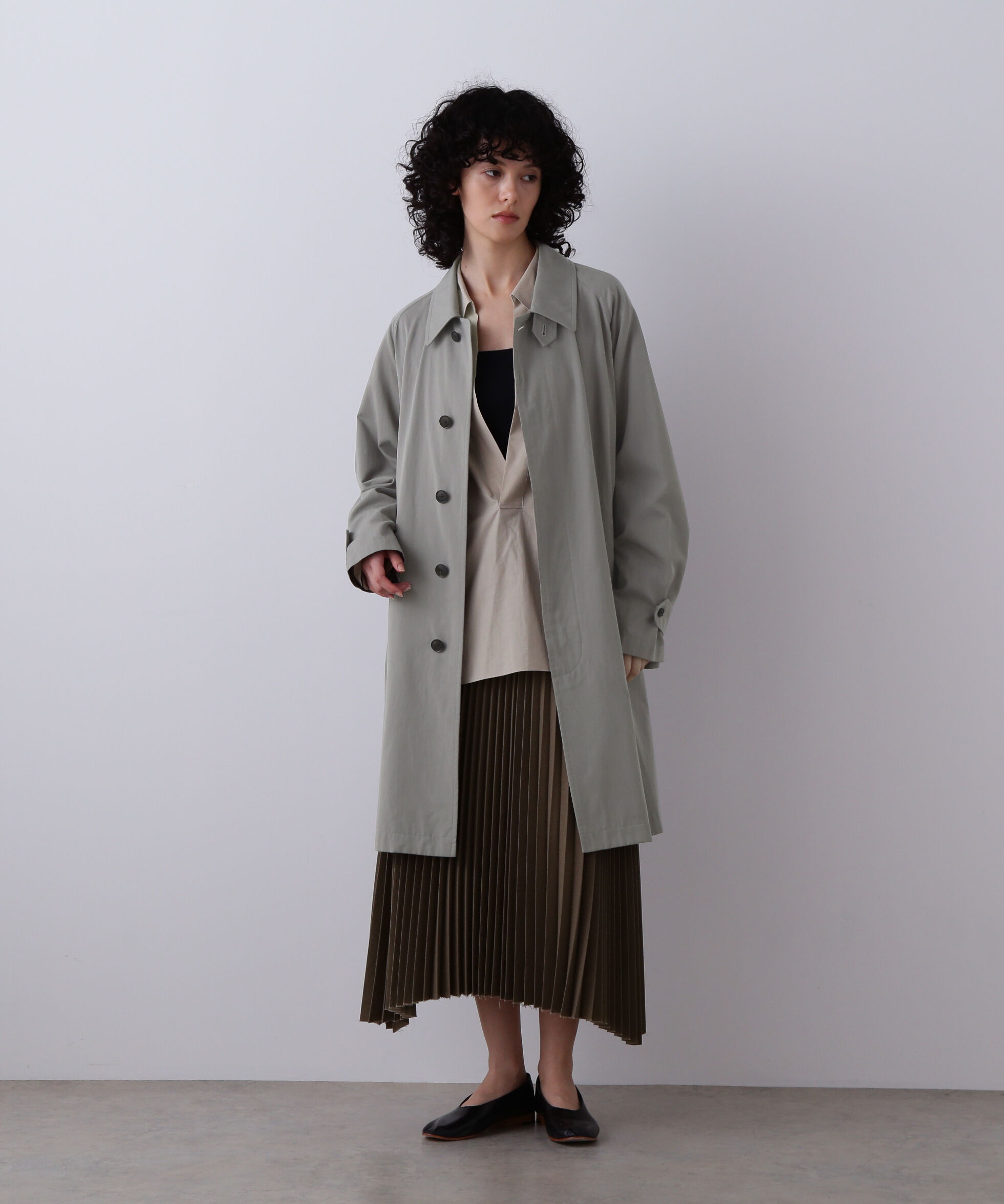 YLEVE 「YLEVE / COTTON BREND CHAMBRAY COAT」|その他|