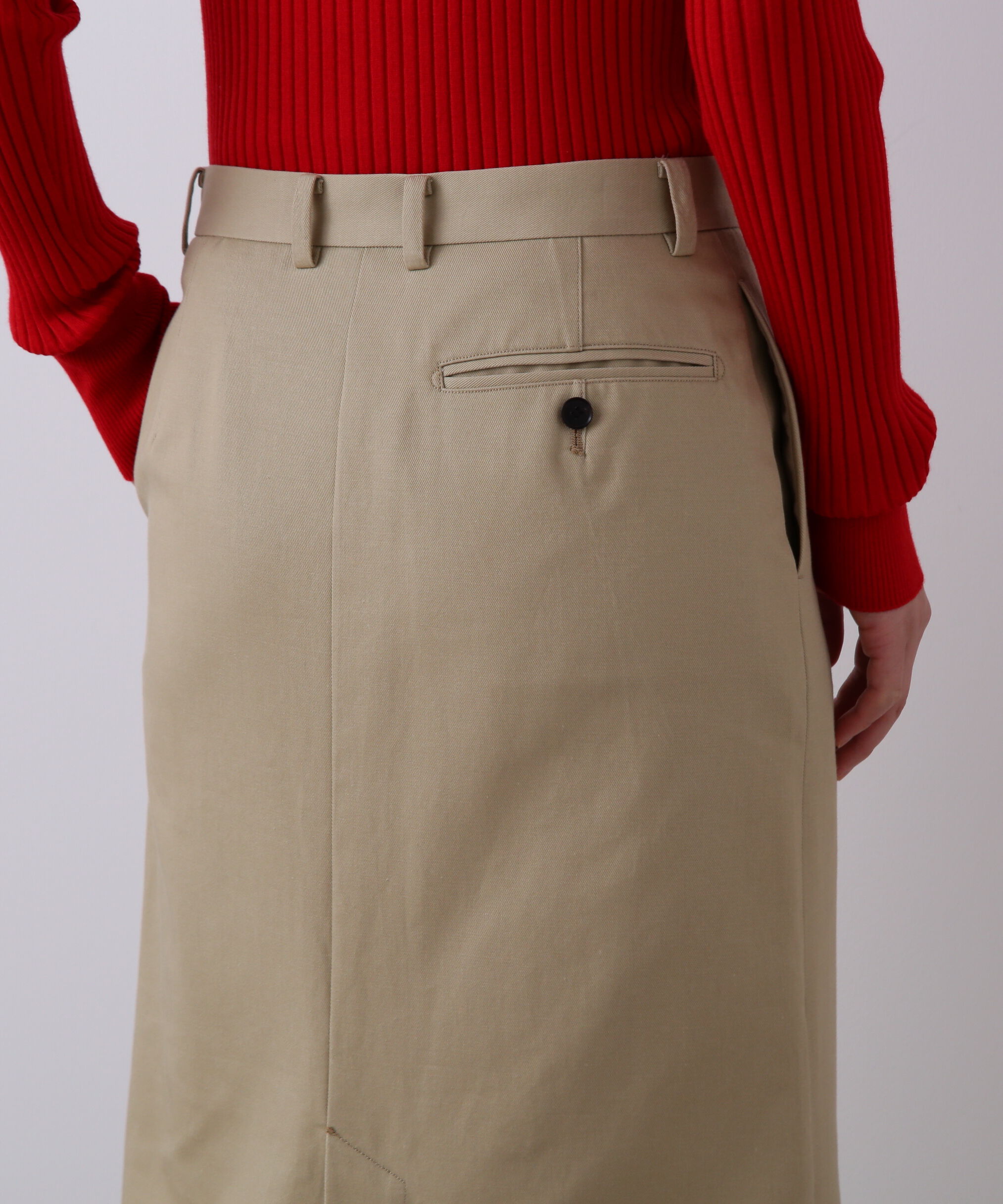 YLEVE 「YLEVE / FINX COTTON CHINO SKIRT」|スカート|