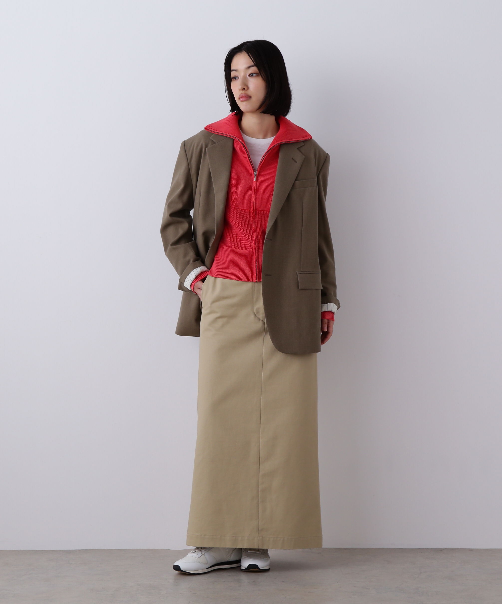 YLEVE 「YLEVE / FINX COTTON CHINO SKIRT」|スカート|