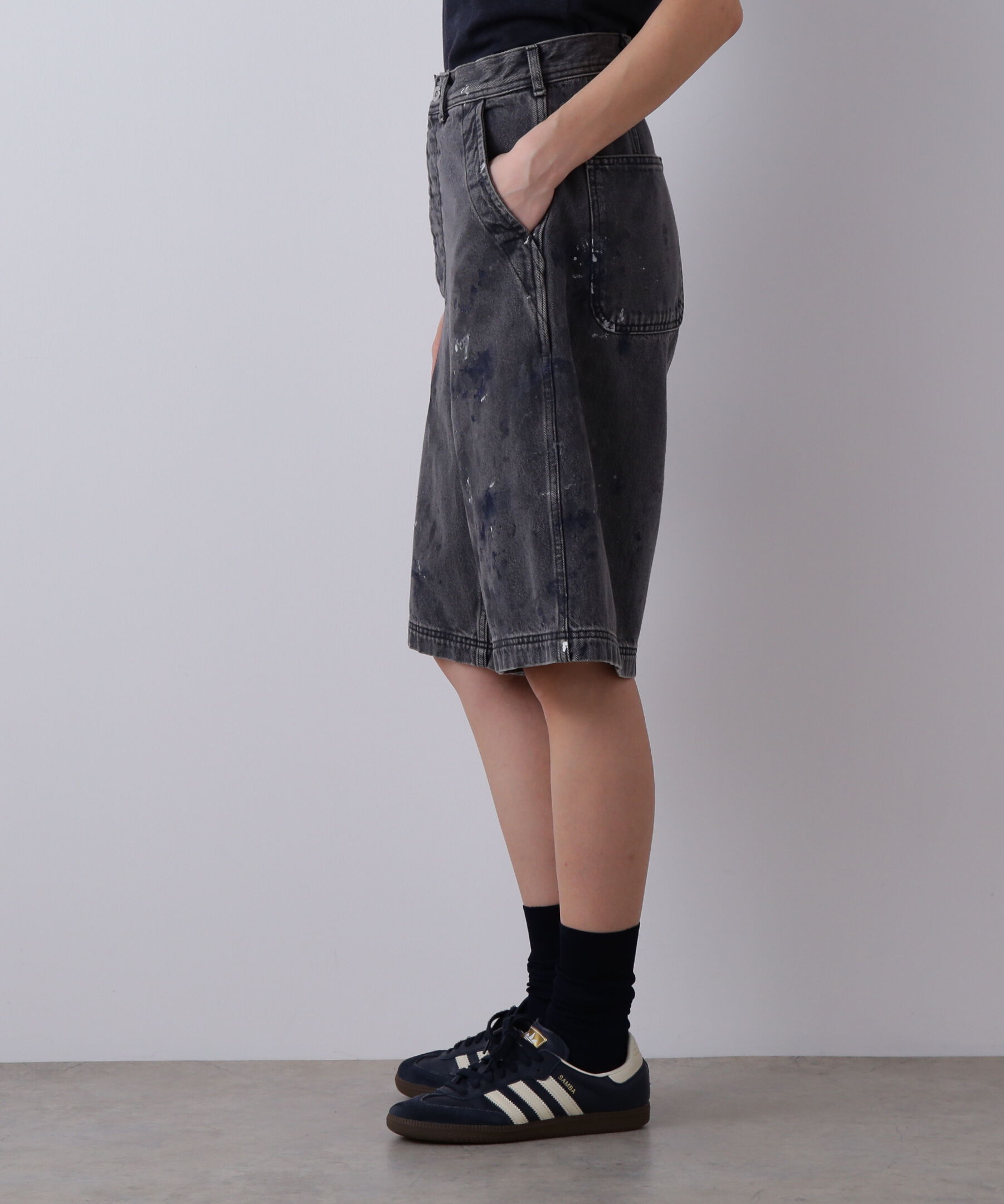 YLEVE 「YLEVE / HAND PAINT DENIM SHORTS」|その他|