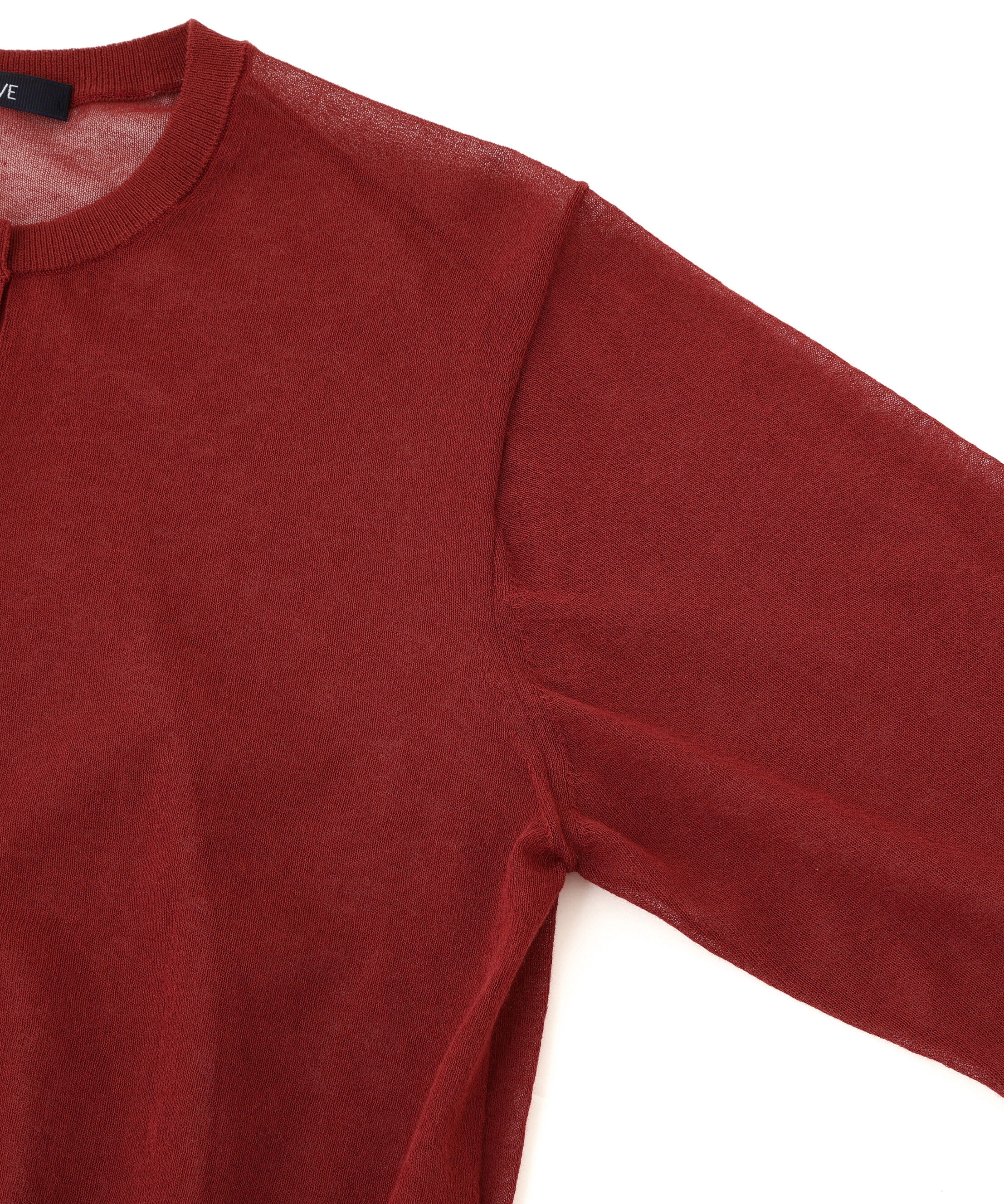 YLEVE 「YLEVE / SHEER RIB KNIT CARDIGAN」|ニット・セーター|