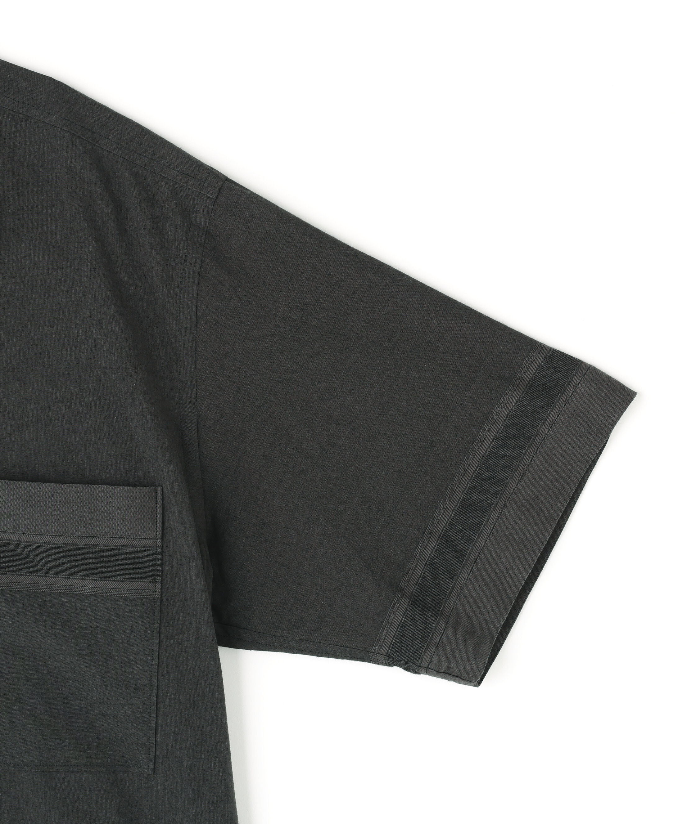 YLEVE 「YLEVE / DOBBY STRIPE CHAMBRAY OPEN COLLAR SHIRT」|シャツ・ブラウス|