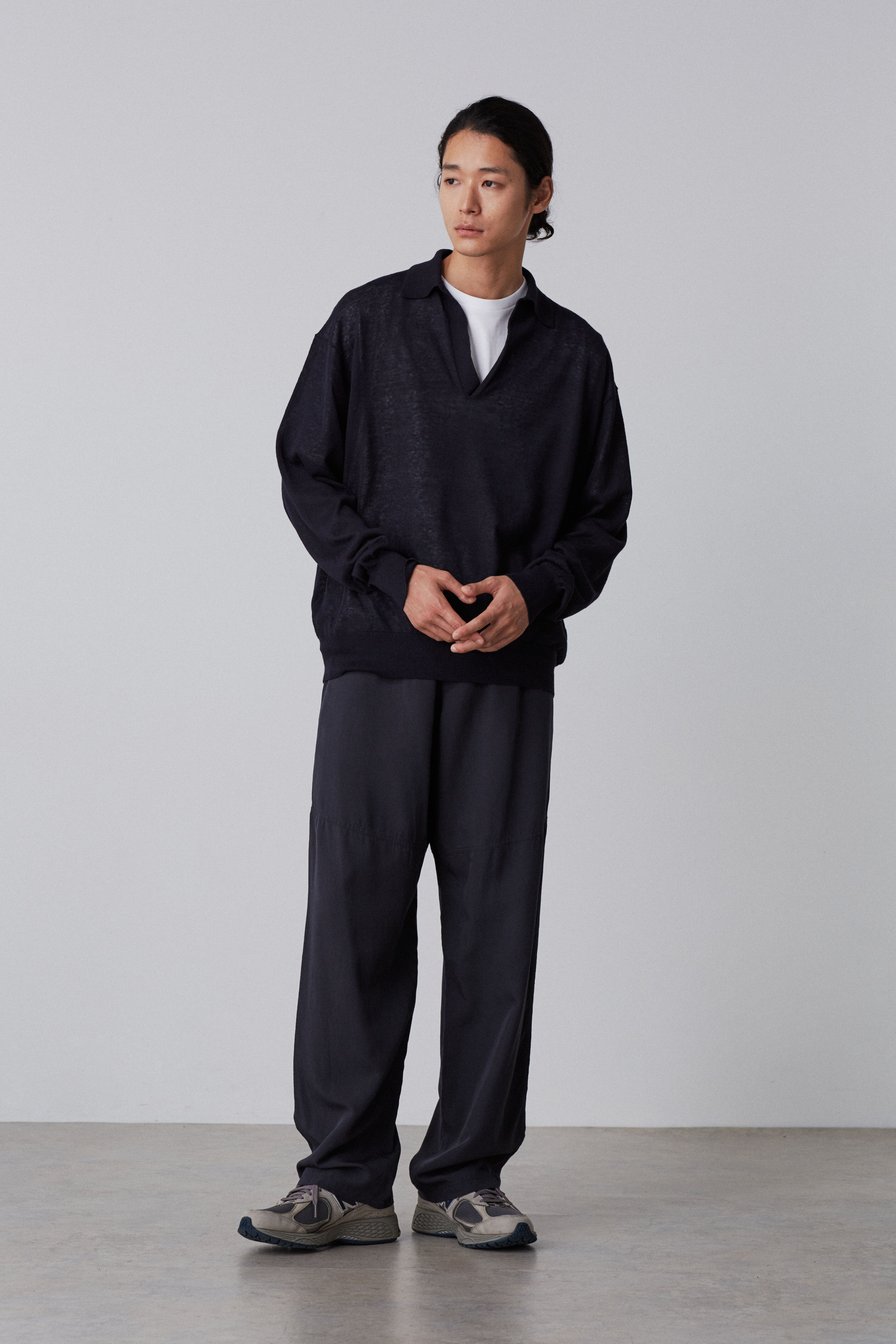 YLEVE 「YLEVE / LINEN COTTON SKIPPER KNIT PULL OVER」|ニット・セーター|