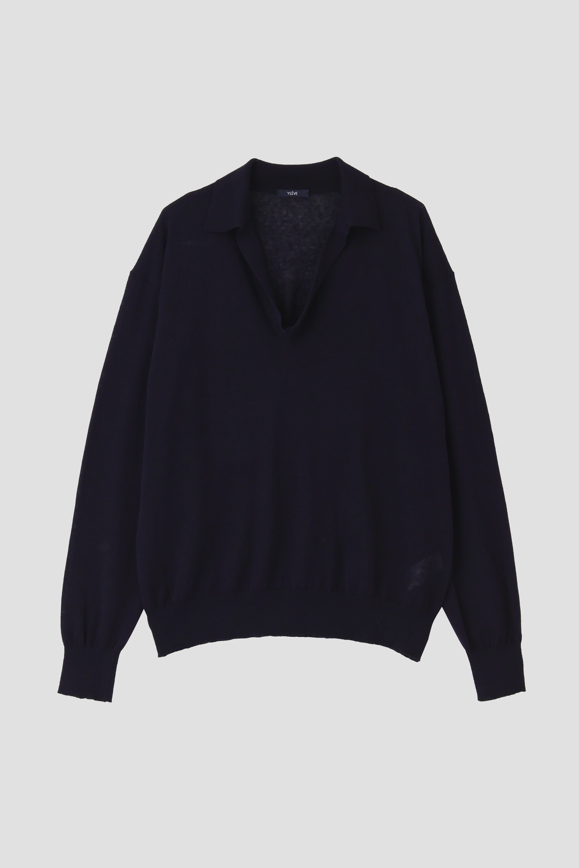 YLEVE 「YLEVE / LINEN COTTON SKIPPER KNIT PULL OVER」|ニット・セーター|