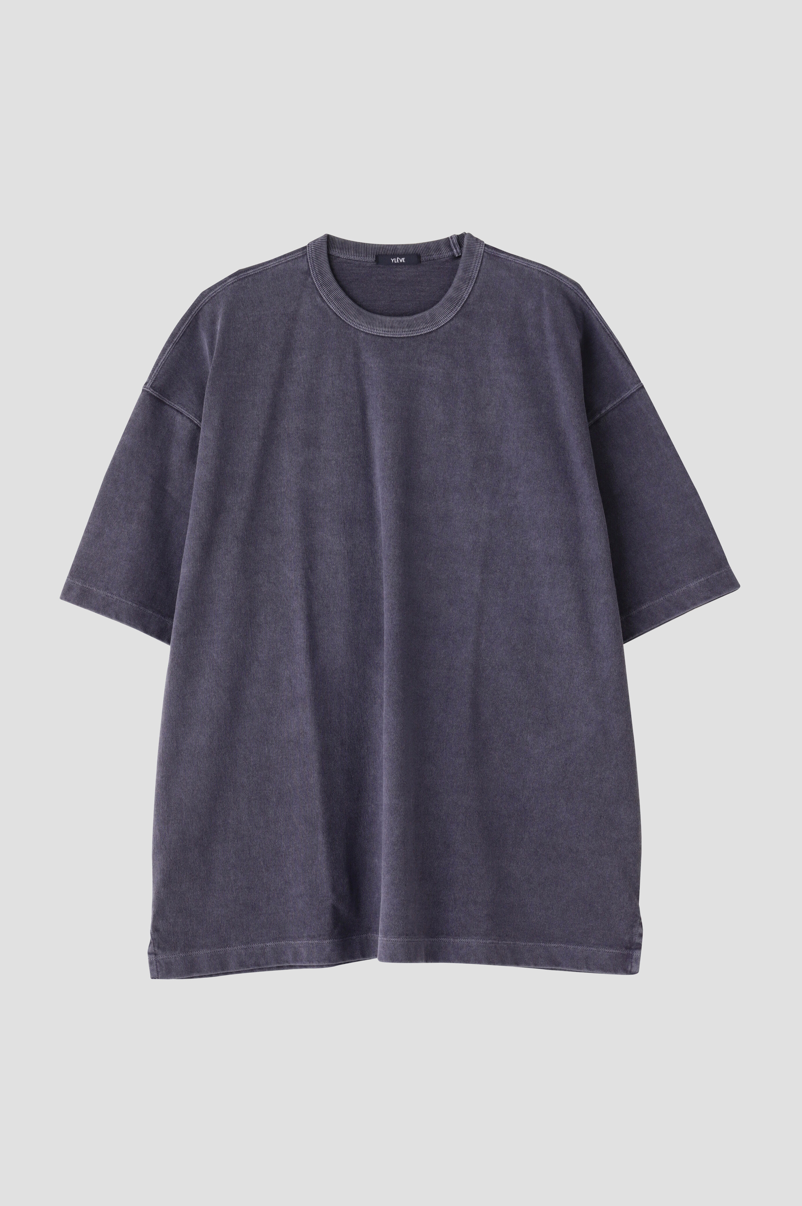 YLEVE 「YLEVE / OPEN END COTTON PIGMENT DYE T‐SHIRT」|Tシャツ・カットソー|ネイビー