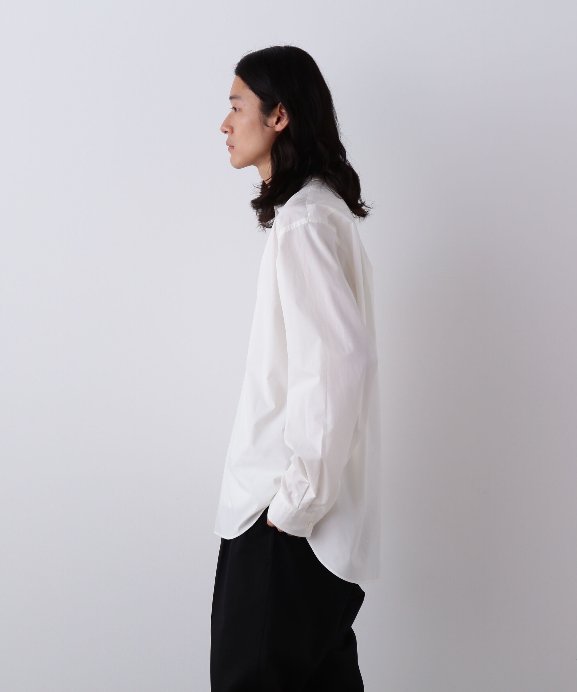 YLEVE 「YLEVE / COTTON SILK TYPEWRITER SKIPPER SHIRT」|シャツ・ブラウス|