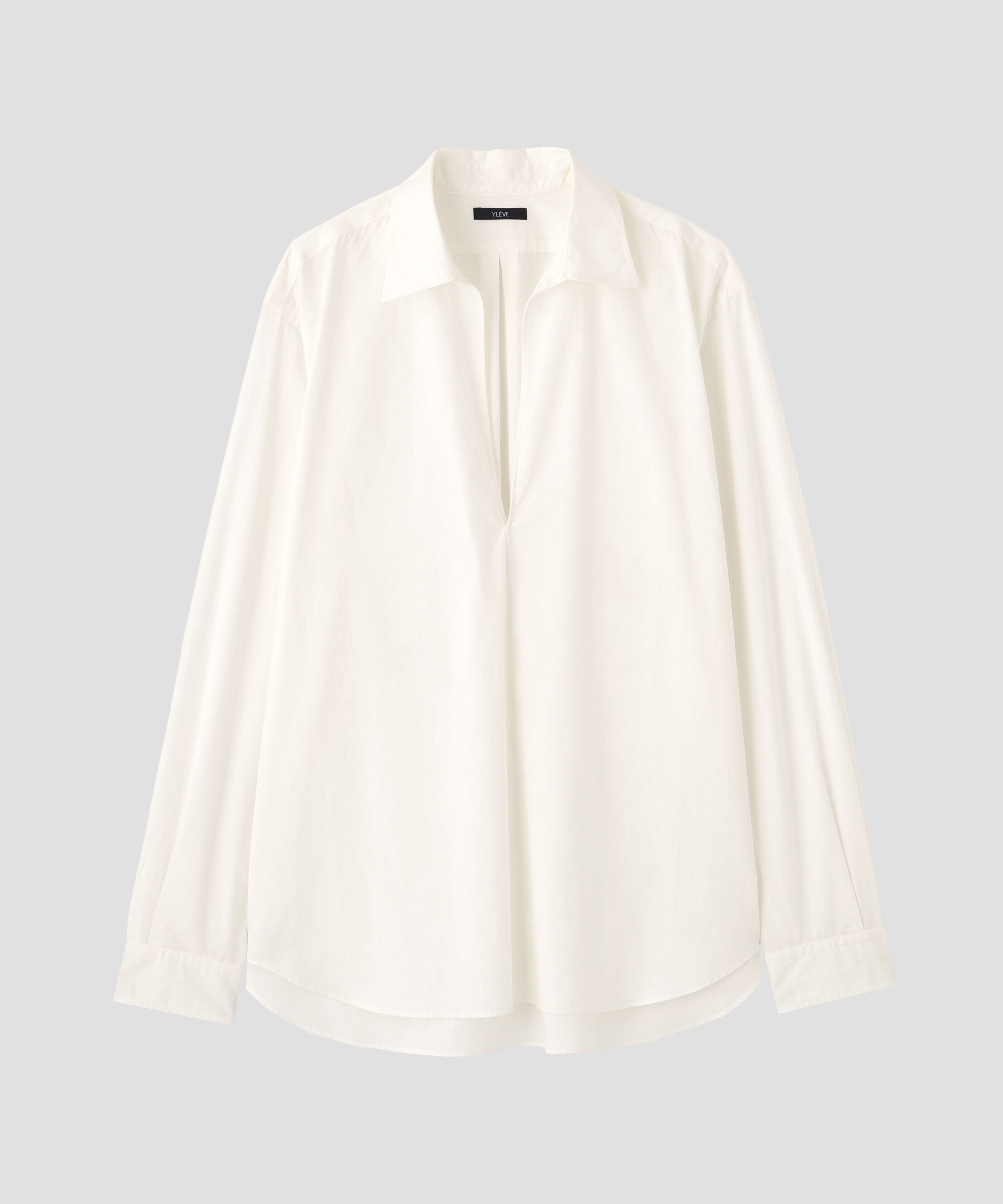 YLEVE 「YLEVE / COTTON SILK TYPEWRITER SKIPPER SHIRT」|シャツ・ブラウス|