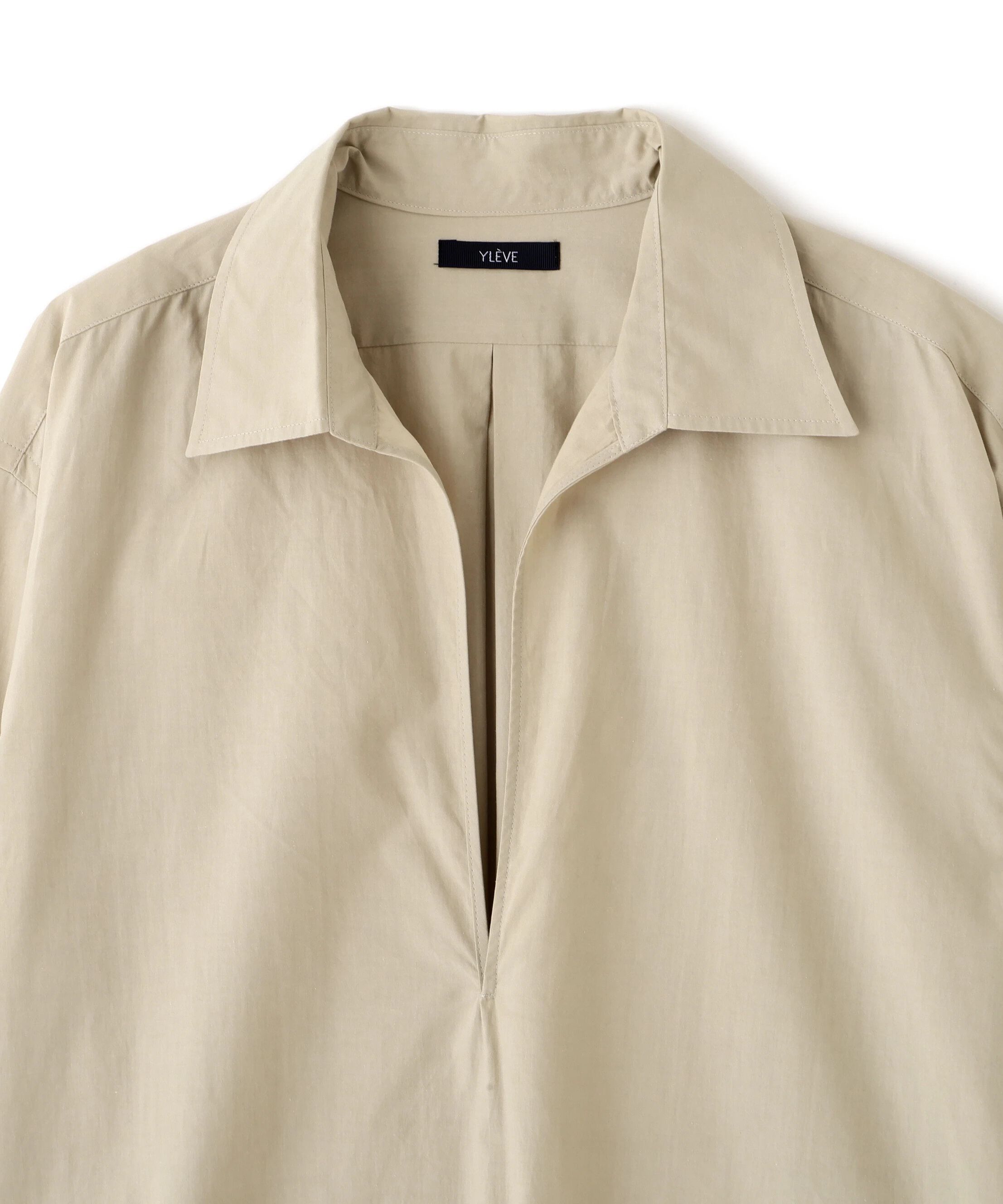 YLEVE 「YLEVE / COTTON SILK TYPEWRITER SKIPPER SHIRT」|シャツ・ブラウス|