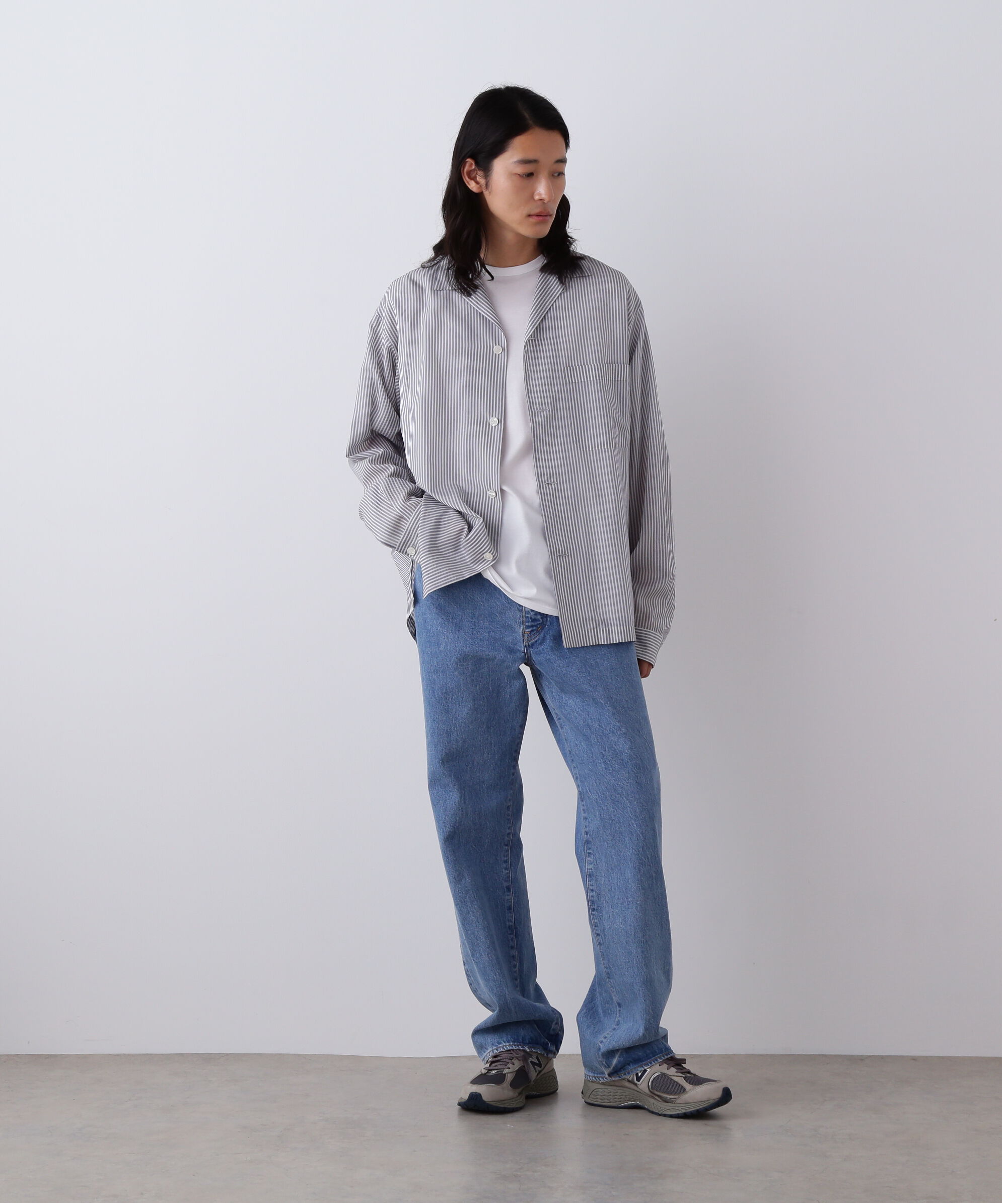 YLEVE 「YLEVE / ACETATE CUPRA STRIPE PAJAMA SHIRT」|シャツ・ブラウス|