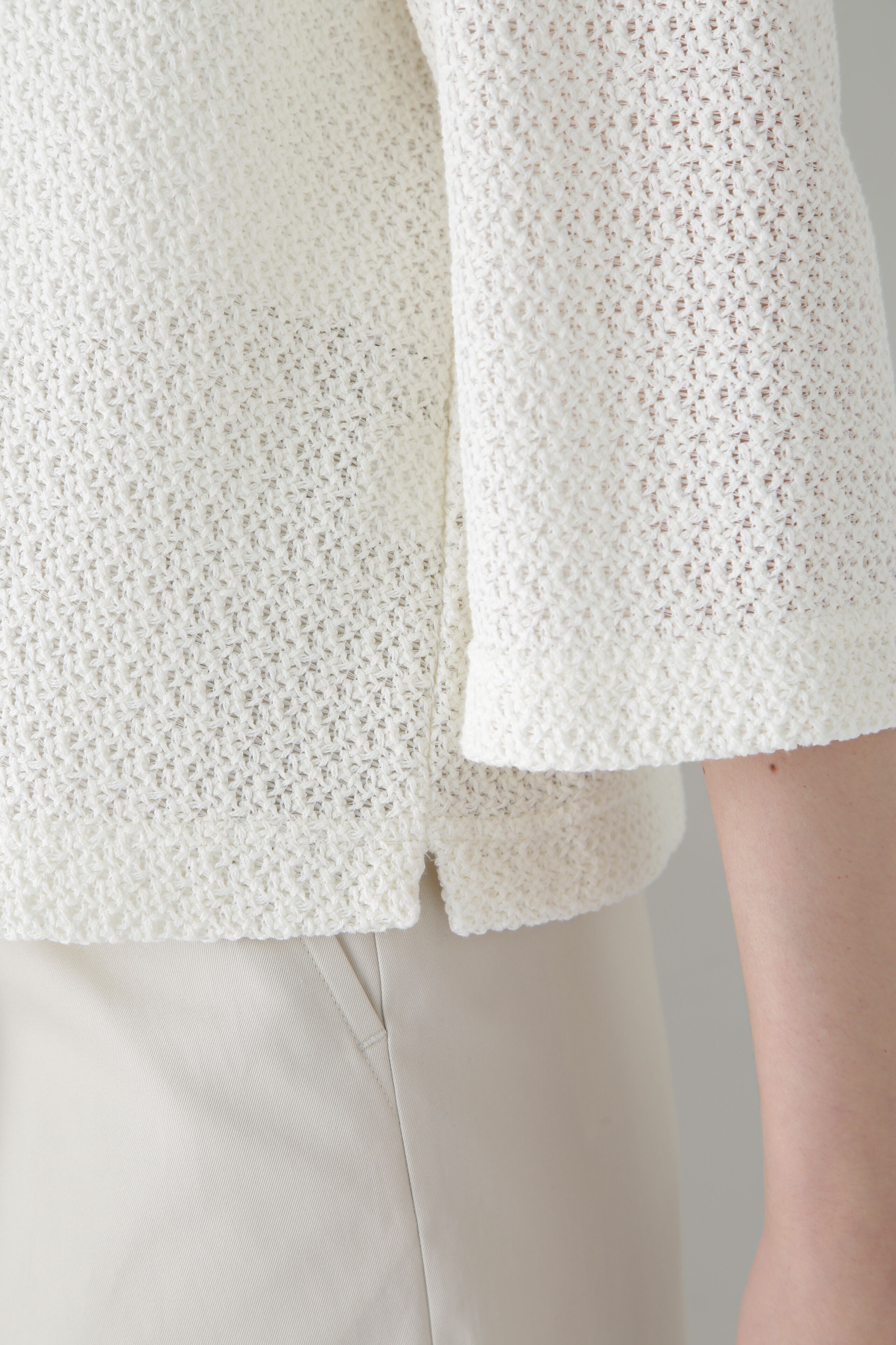  「◆ラッセルノーカラージップブルゾン」|Tシャツ・カットソー|