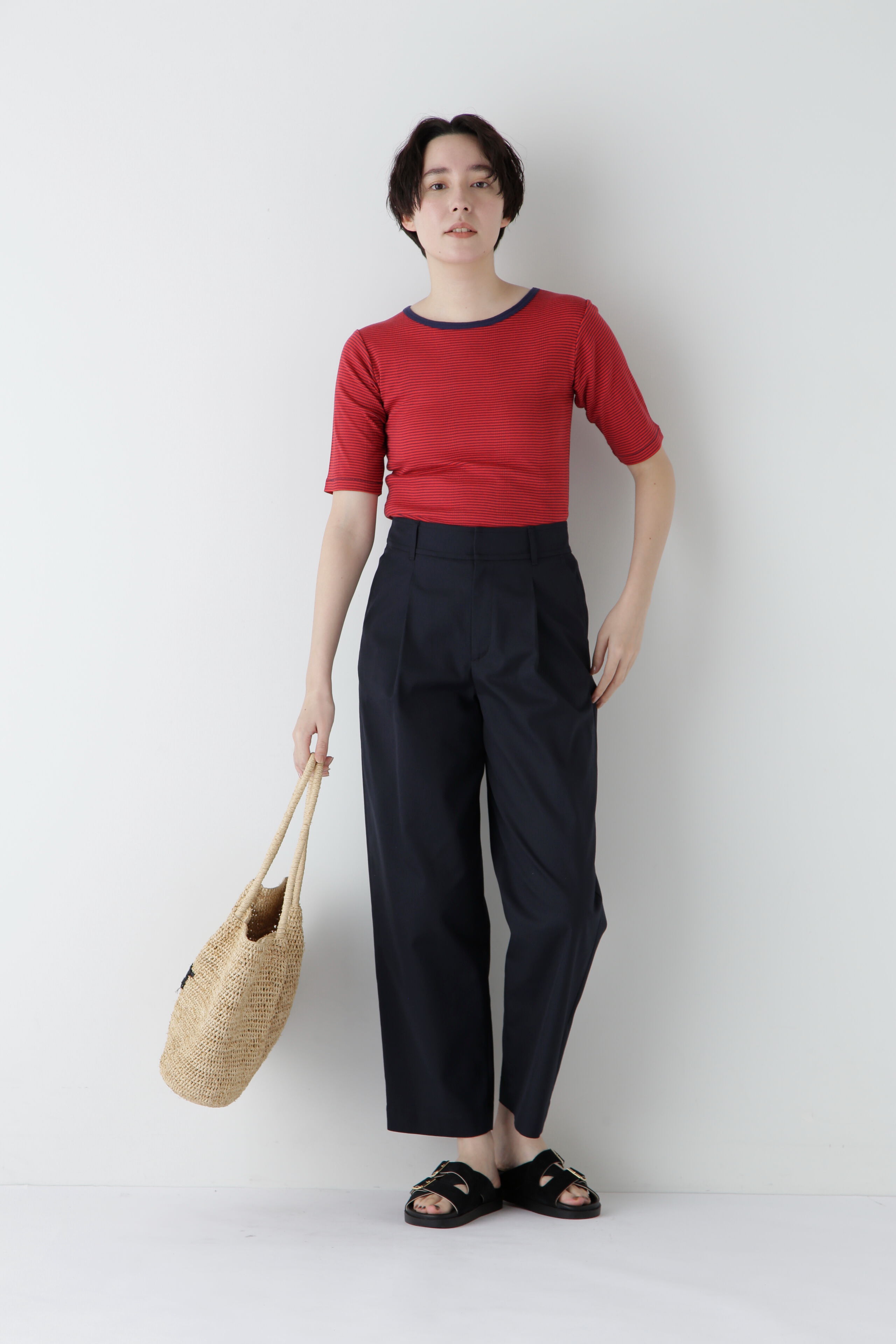  「◆リブクルーＴシャツ」|Tシャツ・カットソー|