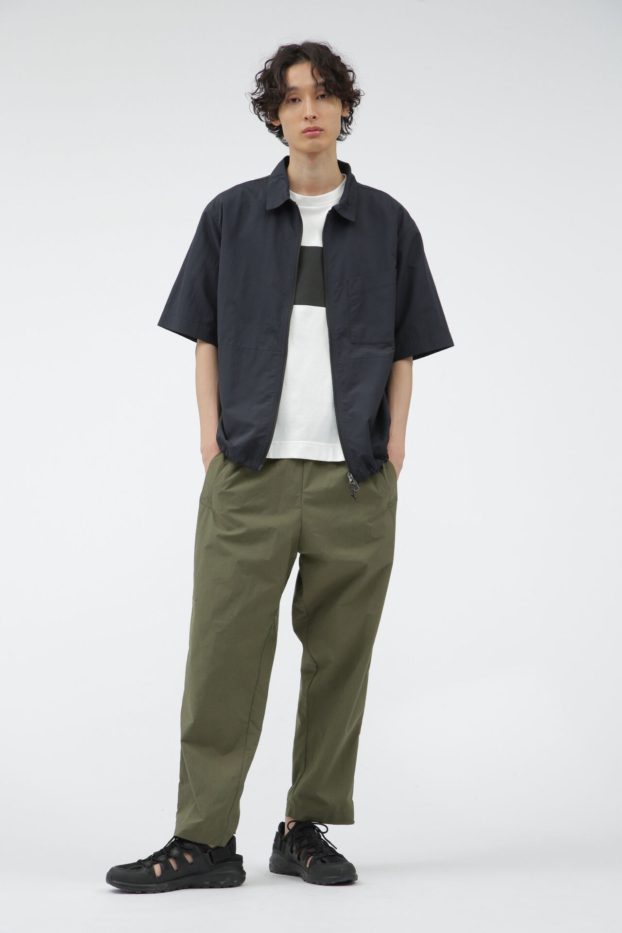 MARGARET HOWELL「WATER REPELLENT NYLON POPLIN SHIRT」|Tシャツ・カットソー|