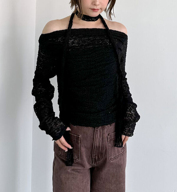 archives「タックドレープレースＴＯＰＳ」|Tシャツ・カットソー|