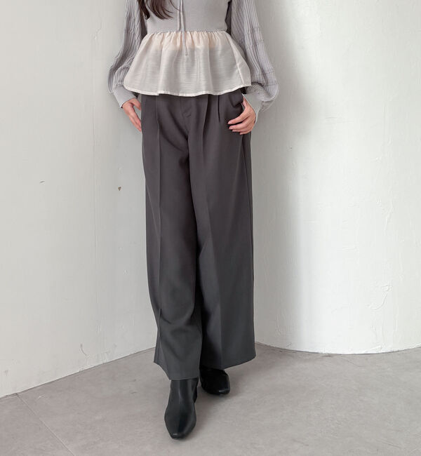 archives「【ＳＥＴＵＰ対応】２タックワイドスラックス」|チノ|