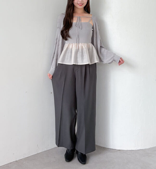 archives「【ＳＥＴＵＰ対応】２タックワイドスラックス」|チノ|