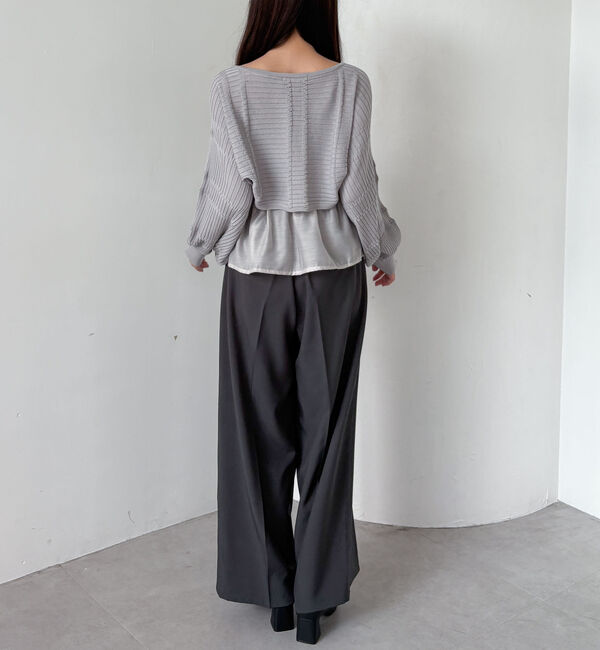 archives「【ＳＥＴＵＰ対応】２タックワイドスラックス」|チノ|