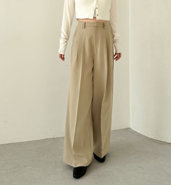 archives「【ＳＥＴＵＰ対応】２タックワイドスラックス」|チノ|