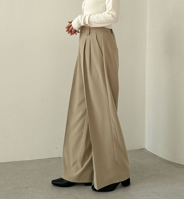 archives「【ＳＥＴＵＰ対応】２タックワイドスラックス」|チノ|