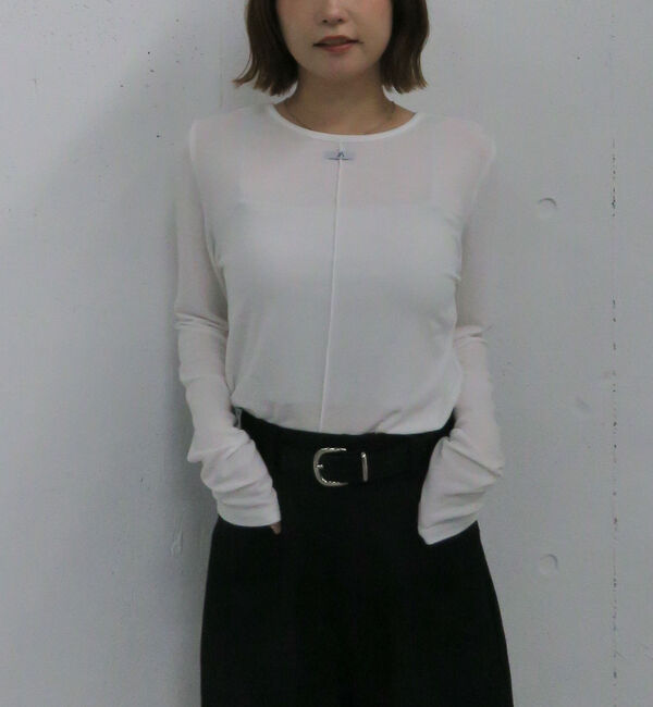 archives「シアー天竺クルーネック　ＴＯＰＳ」|Tシャツ・カットソー|OFF WHITE