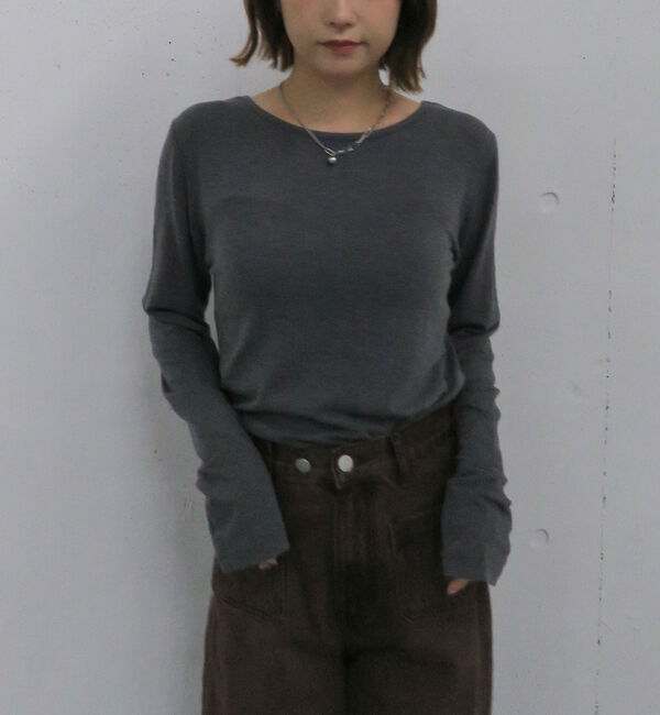 archives「シアー天竺クルーネック　ＴＯＰＳ」|Tシャツ・カットソー|