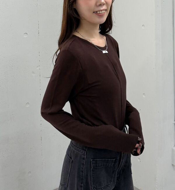 archives「シアー天竺クルーネック　ＴＯＰＳ」|Tシャツ・カットソー|