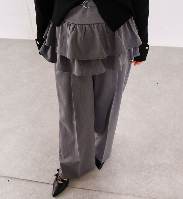 archives「フリルＳＫ付きスラックス」|チノ|