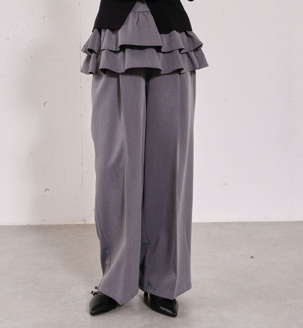 archives「フリルＳＫ付きスラックス」|チノ|