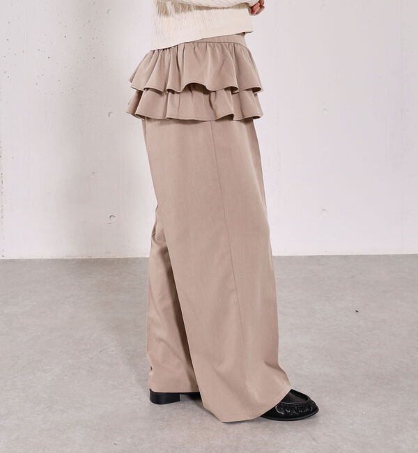 archives「フリルＳＫ付きスラックス」|チノ|