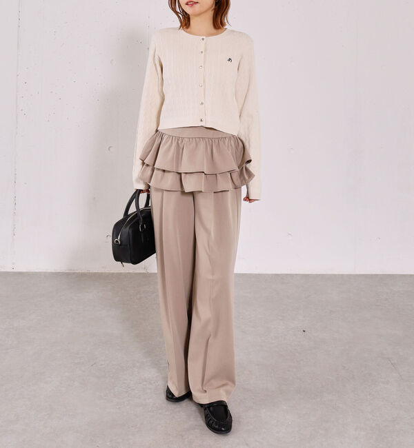 archives「フリルＳＫ付きスラックス」|チノ|