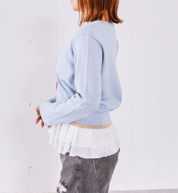 archives「ドットアソートシアーフリルカットＴＯＰＳ」|Tシャツ・カットソー|