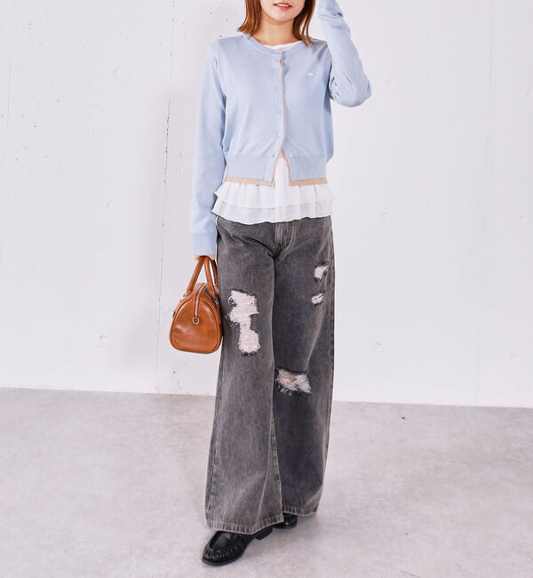 archives「ドットアソートシアーフリルカットＴＯＰＳ」|Tシャツ・カットソー|