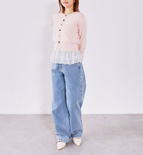 archives「ドットアソートシアーフリルカットＴＯＰＳ」|Tシャツ・カットソー|