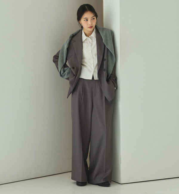 archives「【ＯＮかわ】ウォッシャブルベルト付きスラックス」|チノ|